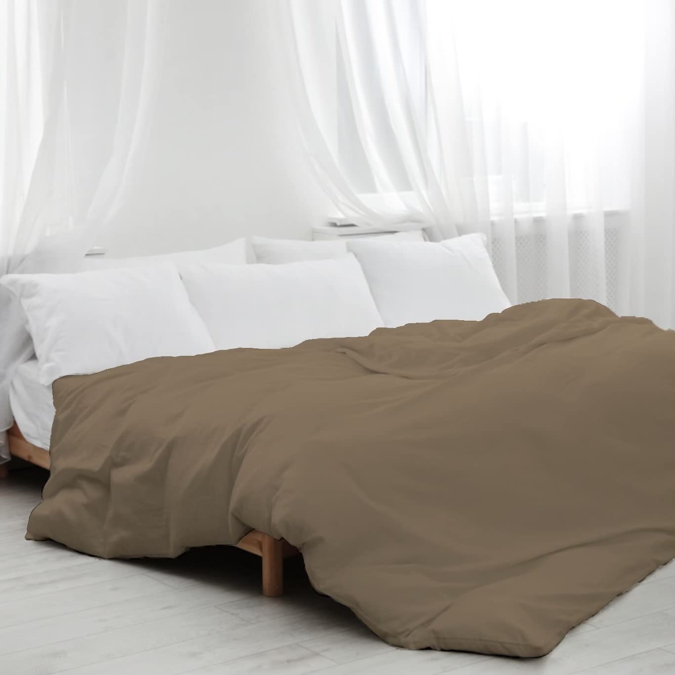 Sacred Thread Bamboo Duvet Cover - 1 Piece Set - Luxuriously Soft and Elegant