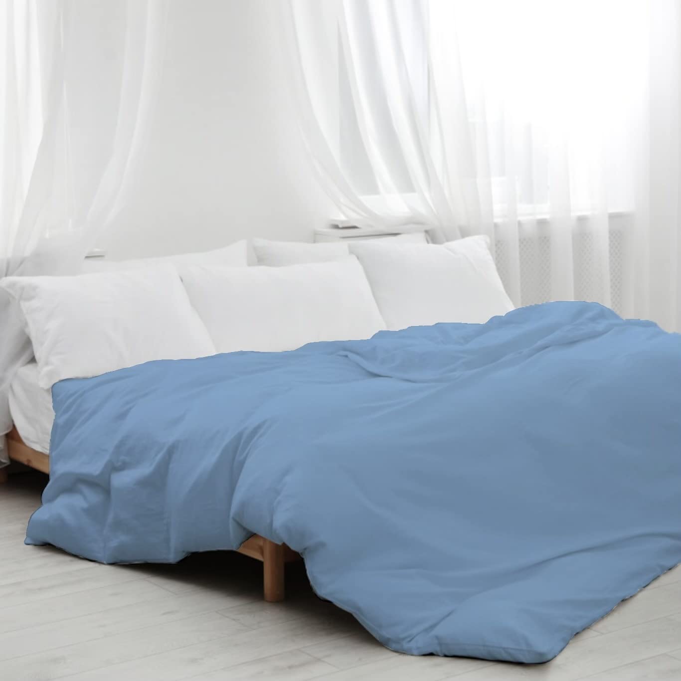 Sacred Thread Bamboo Duvet Cover - 1 Piece Set - Luxuriously Soft and Elegant