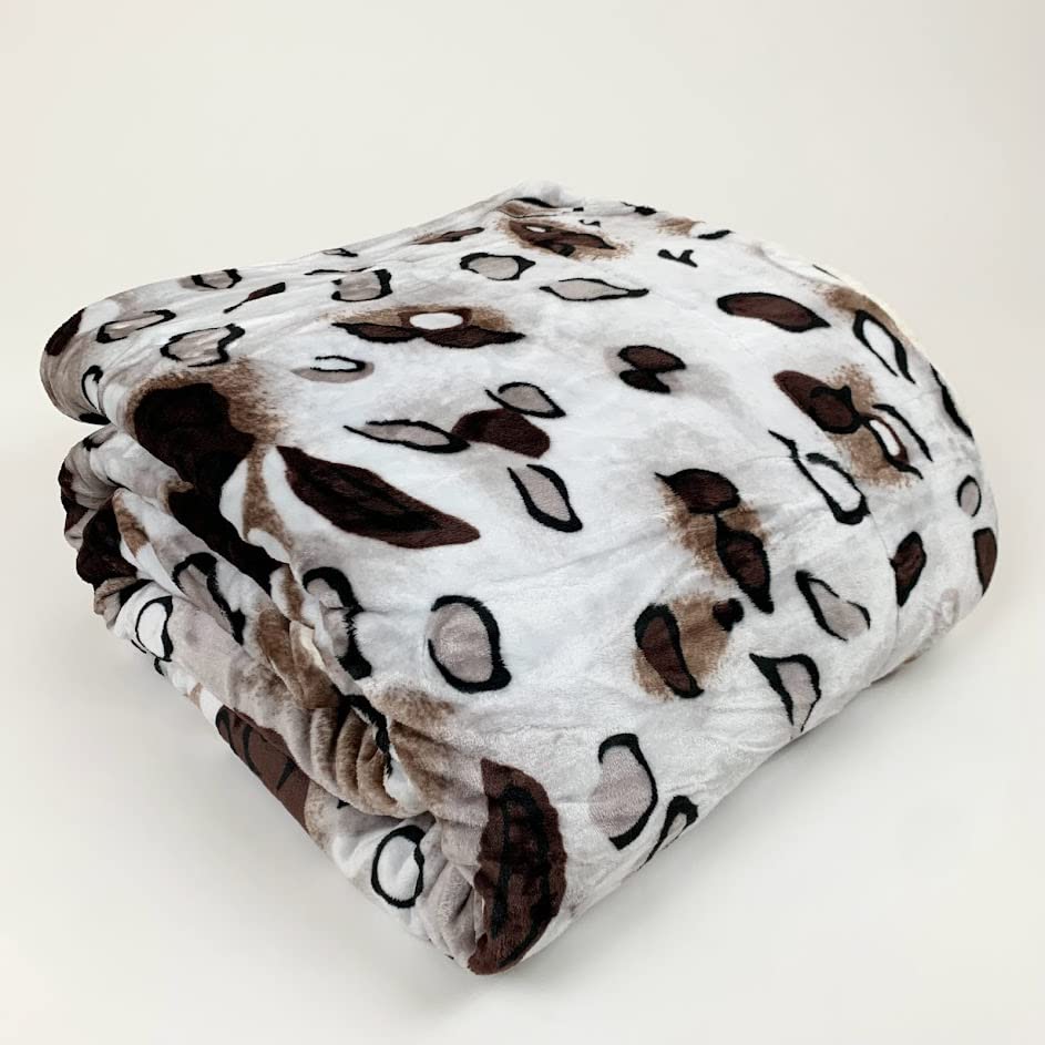 Sacred Thread Sherpa Fleece Blanket, Super Fuzzy, Soft and Cozy Queen Blanket, Plush Throw Blanket for Sofa, Couch and Bed, Reversible Winter Blanket, 25+ Designs Available