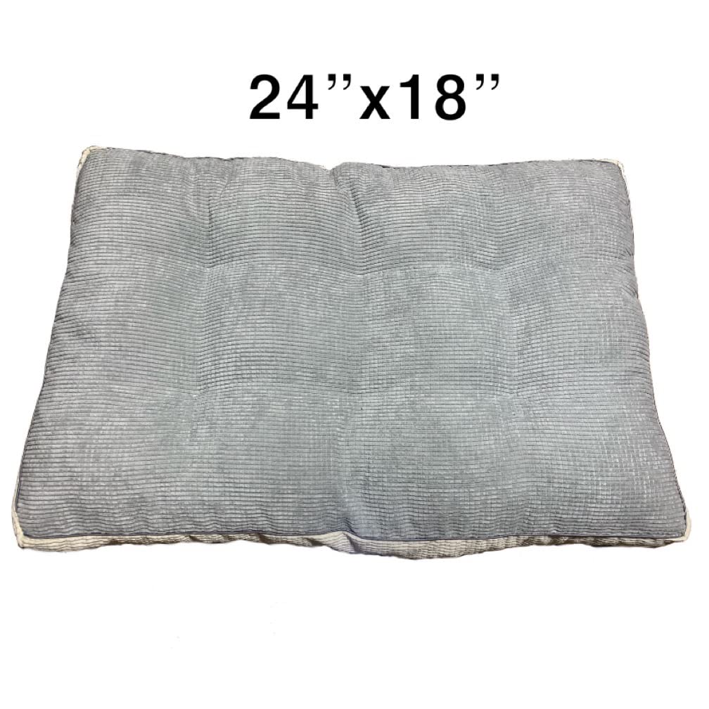Sacred Thread Orthopedic Pet Bed - Shredded Foam - Machine Washable Cover - Puppy Bed, Crate Bed - Non-Slip Bottom, Soft Pet-Friendly Cover