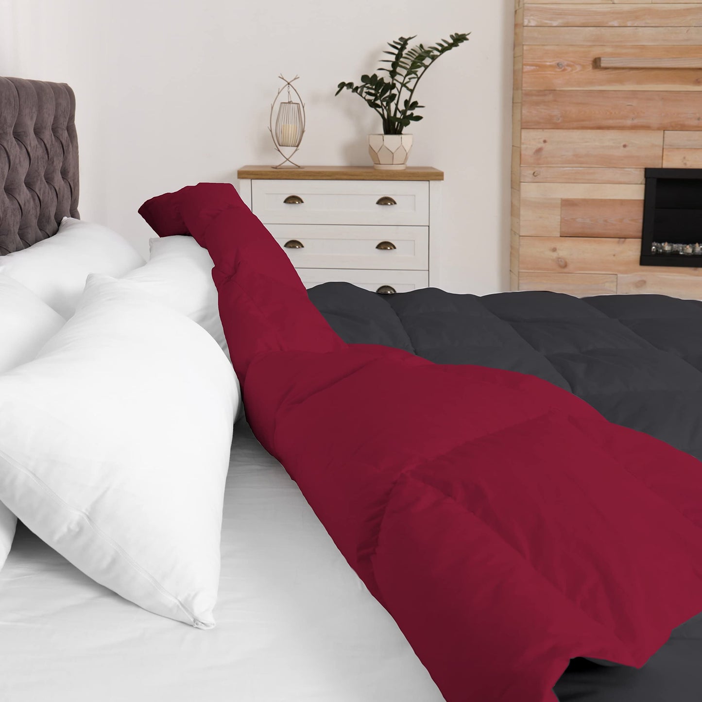 Sacred Thread Reversible Bamboo Cover, Cooling and Machine Washable