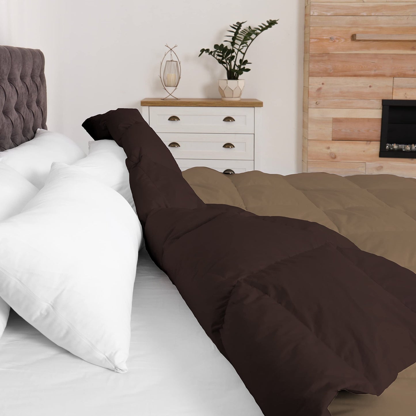 Sacred Thread Reversible Bamboo Cover, Cooling and Machine Washable