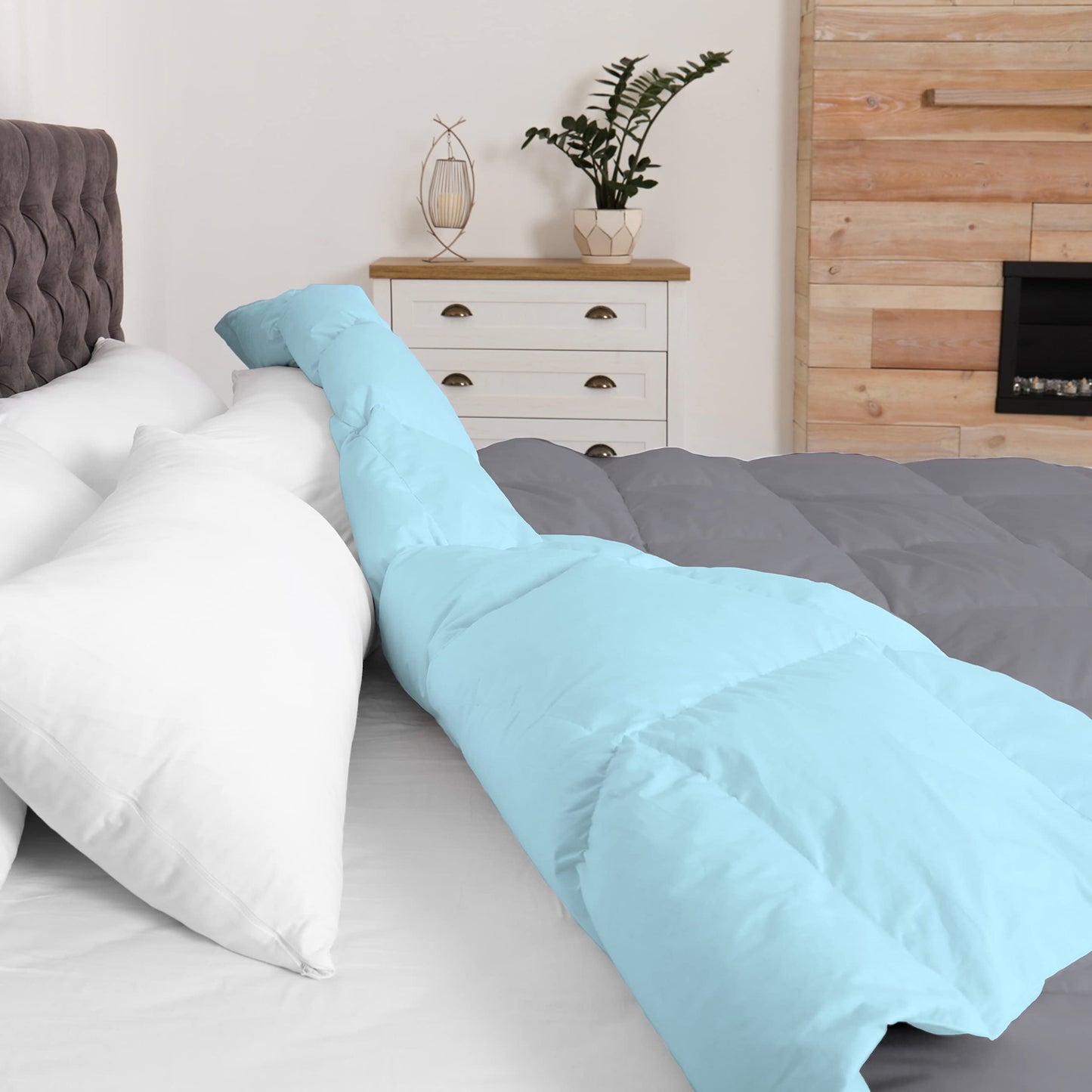 Sacred Thread Reversible Bamboo Cover, Cooling and Machine Washable