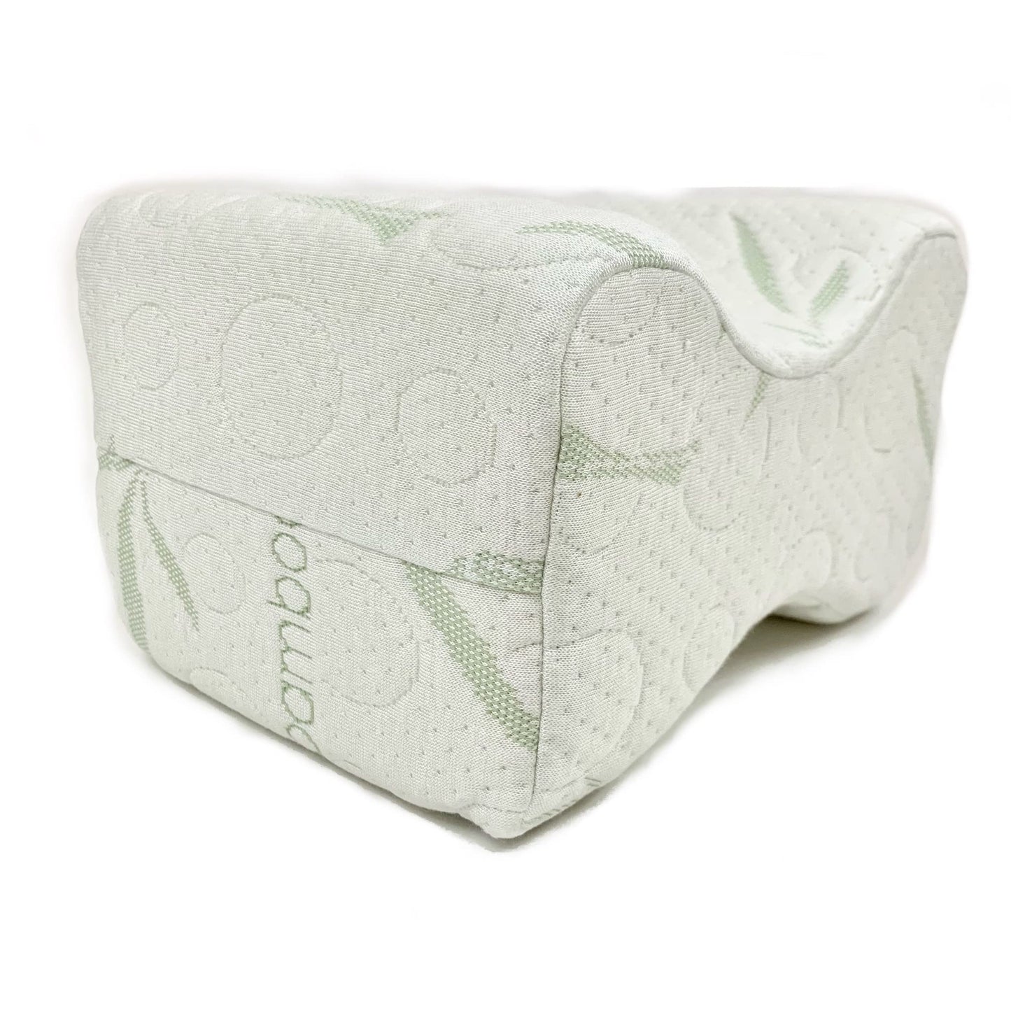 Sacred Thread Memory Foam Knee Pillow for Side Sleepers, Leg Pillow for Knee, Hip, and Back Pain, Soft Cooling Bamboo Cover, Pillow for Between Legs