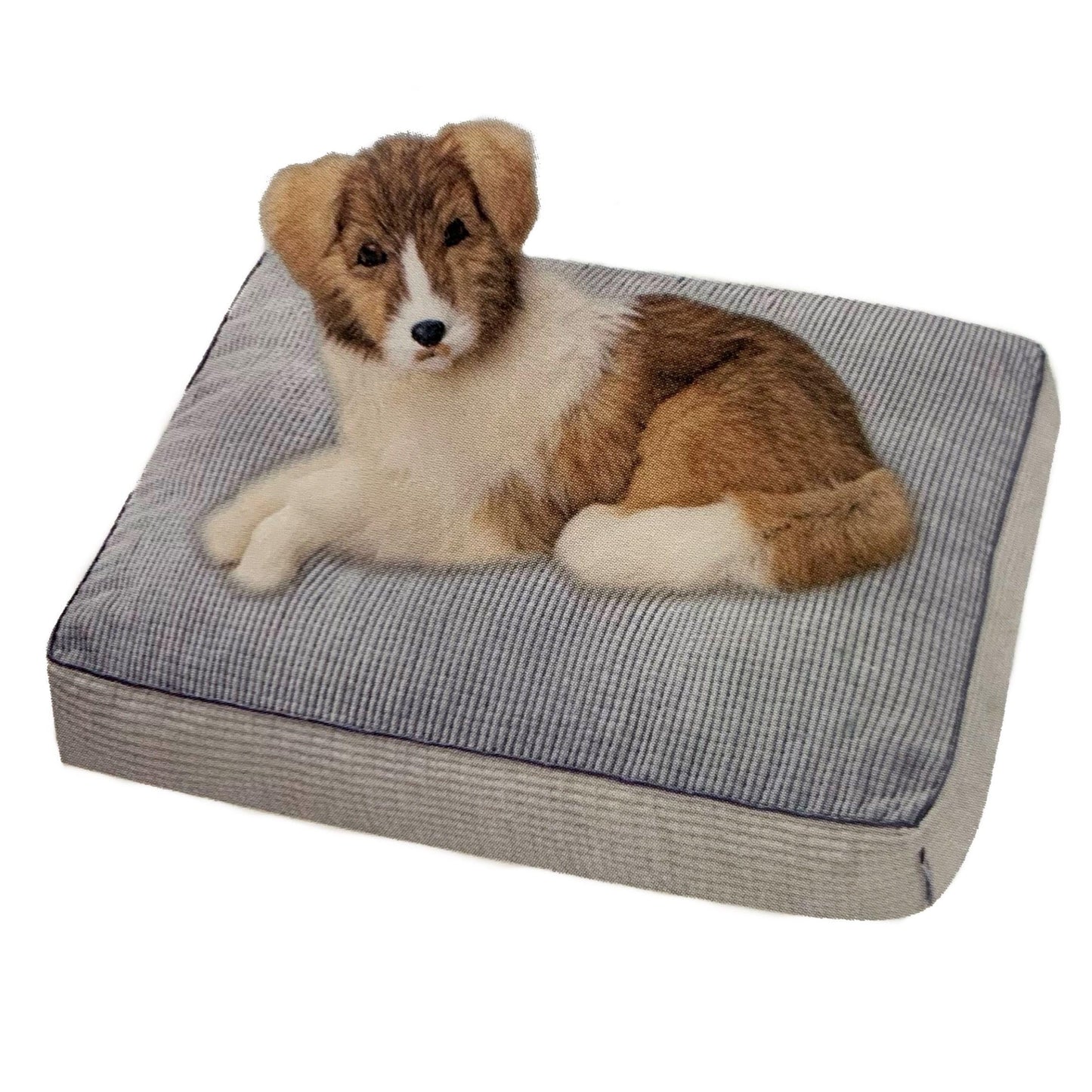 Sacred Thread Orthopedic Pet Bed - Shredded Foam - Machine Washable Cover - Puppy Bed, Crate Bed - Non-Slip Bottom, Soft Pet-Friendly Cover