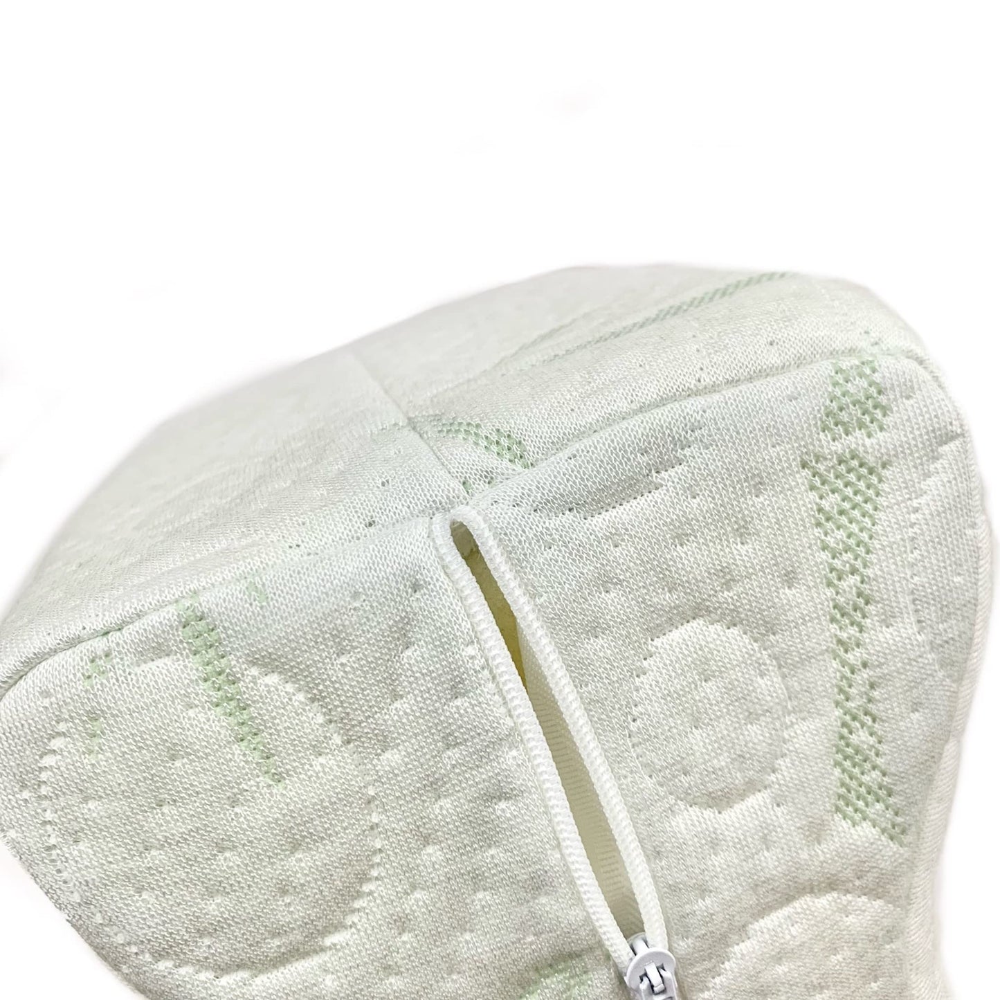 Sacred Thread Memory Foam Knee Pillow for Side Sleepers, Leg Pillow for Knee, Hip, and Back Pain, Soft Cooling Bamboo Cover, Pillow for Between Legs