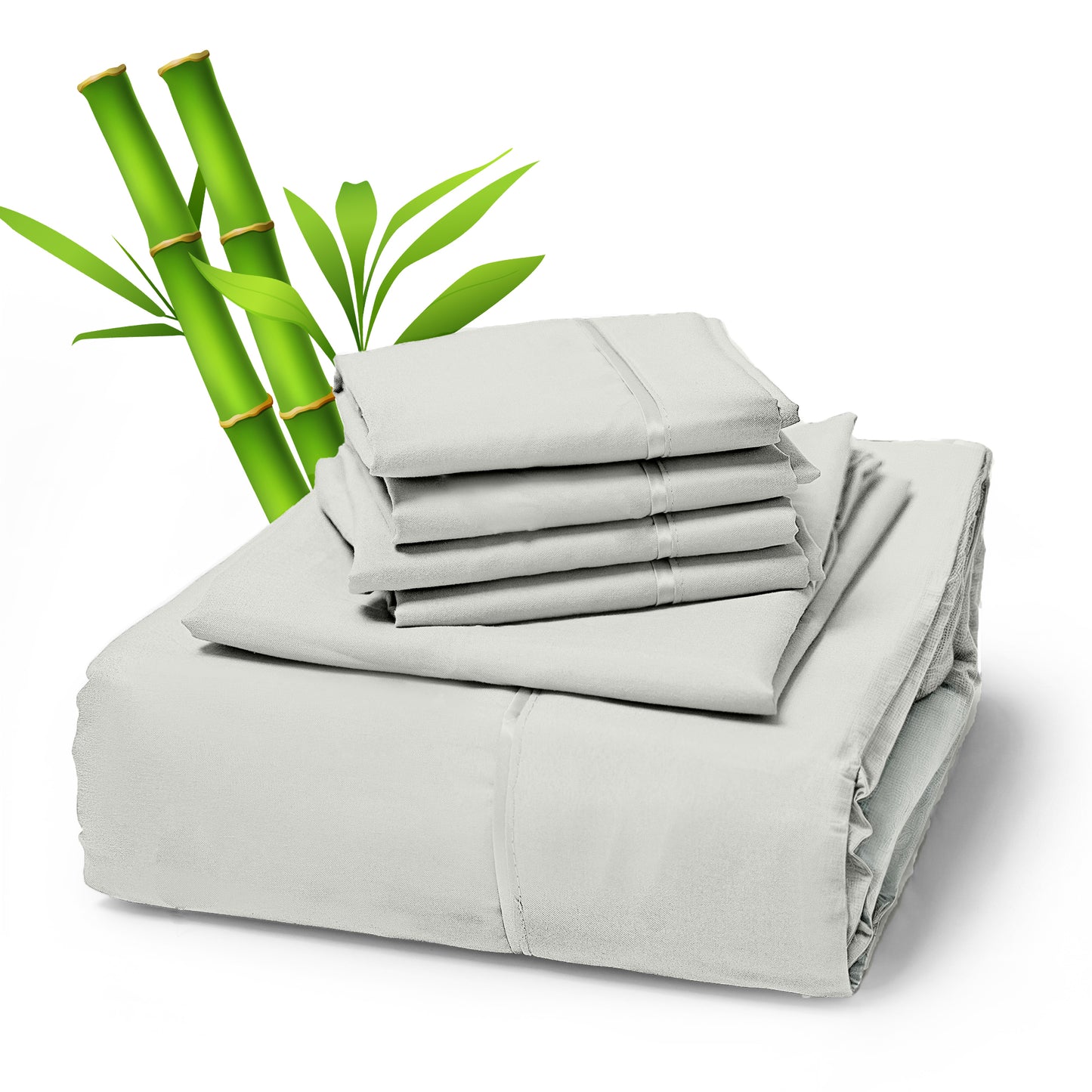 Sacred Thread 4 PC Bamboo Sheet Set (TWIN XL SIZE) - Bedding & Pillowcase Set w/ Deep Pockets - Silky Soft Hotel Bedding - Wrinkle Free & Fade Resistant - Cooling, Durable & Breathable