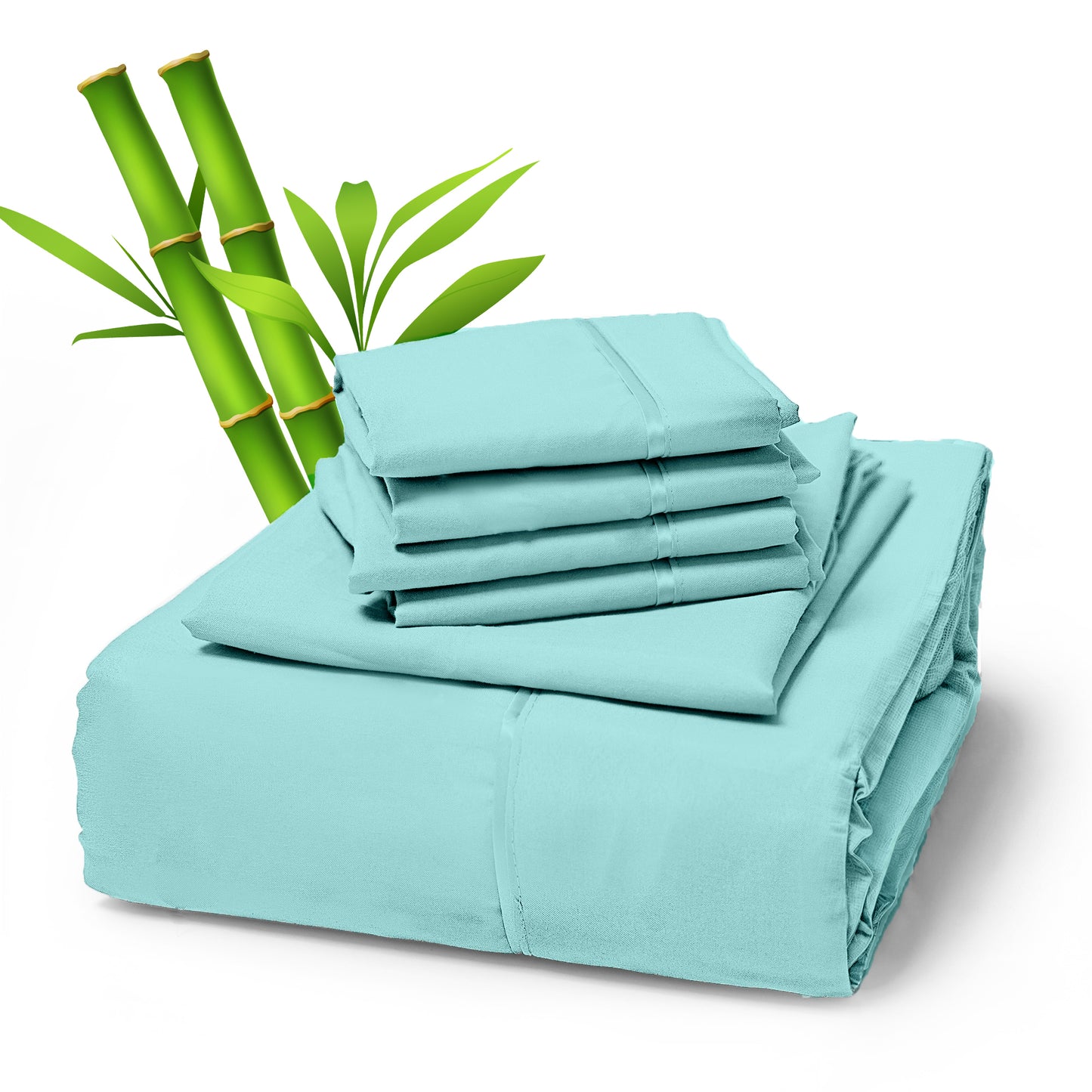 Sacred Thread 4 PC Bamboo Sheet Set (TWIN XL SIZE) - Bedding & Pillowcase Set w/ Deep Pockets - Silky Soft Hotel Bedding - Wrinkle Free & Fade Resistant - Cooling, Durable & Breathable