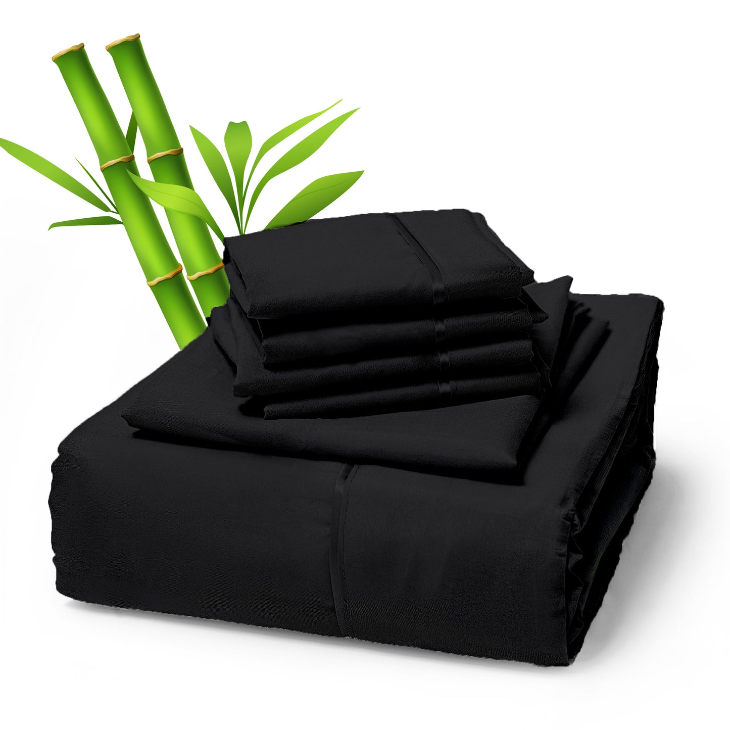 Sacred Thread 4 PC Bamboo Sheet Set (TWIN XL SIZE) - Bedding & Pillowcase Set w/ Deep Pockets - Silky Soft Hotel Bedding - Wrinkle Free & Fade Resistant - Cooling, Durable & Breathable