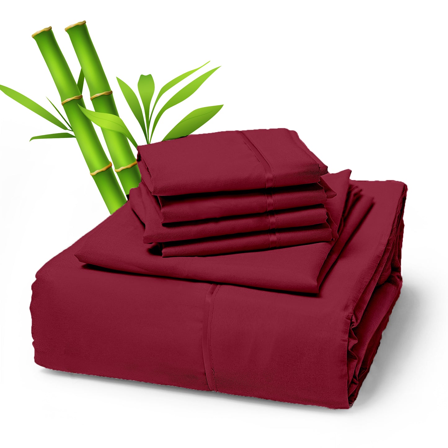 Sacred Thread 4 PC Bamboo Sheet Set (TWIN XL SIZE) - Bedding & Pillowcase Set w/ Deep Pockets - Silky Soft Hotel Bedding - Wrinkle Free & Fade Resistant - Cooling, Durable & Breathable
