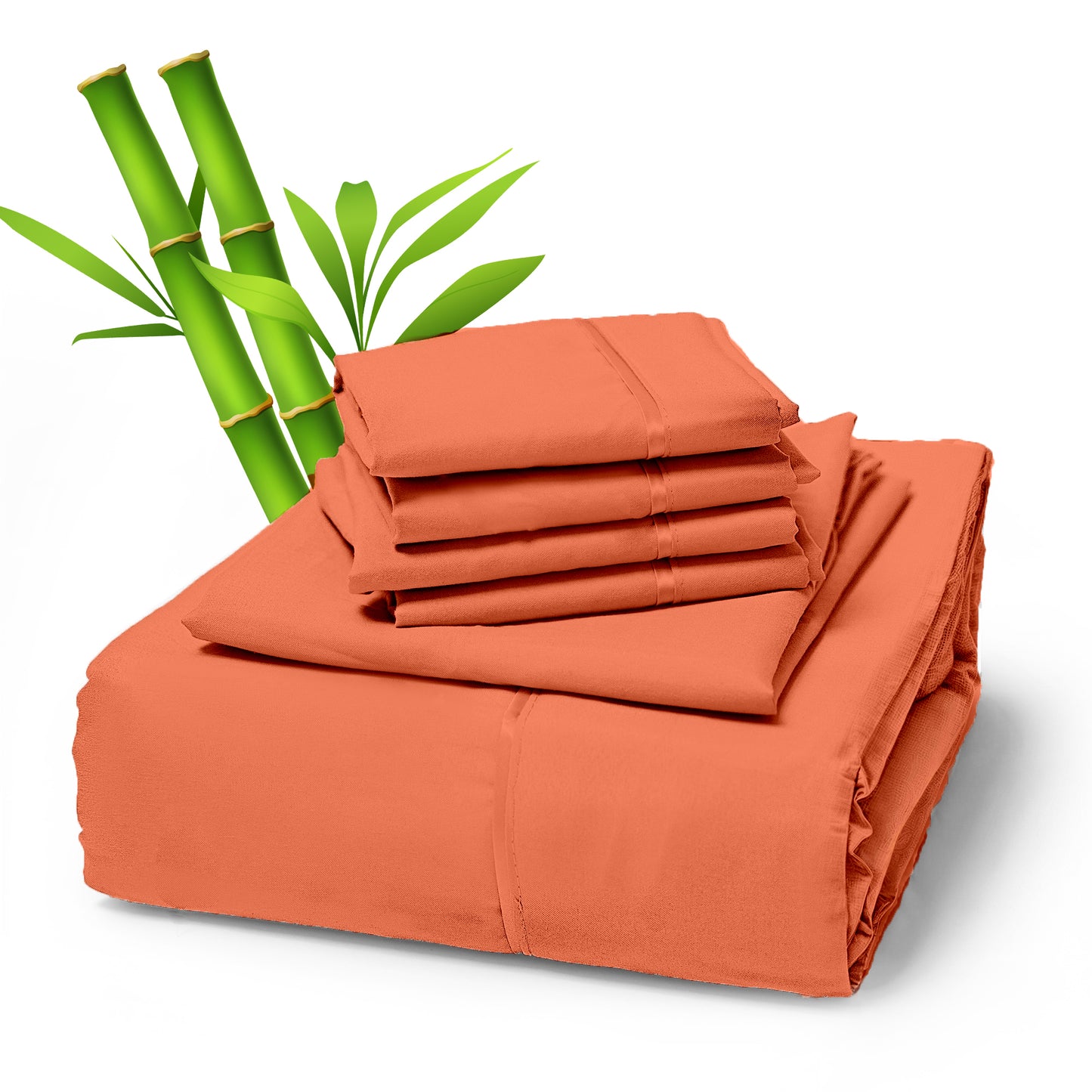 Sacred Thread 4 PC Bamboo Sheet Set (TWIN XL SIZE) - Bedding & Pillowcase Set w/ Deep Pockets - Silky Soft Hotel Bedding - Wrinkle Free & Fade Resistant - Cooling, Durable & Breathable