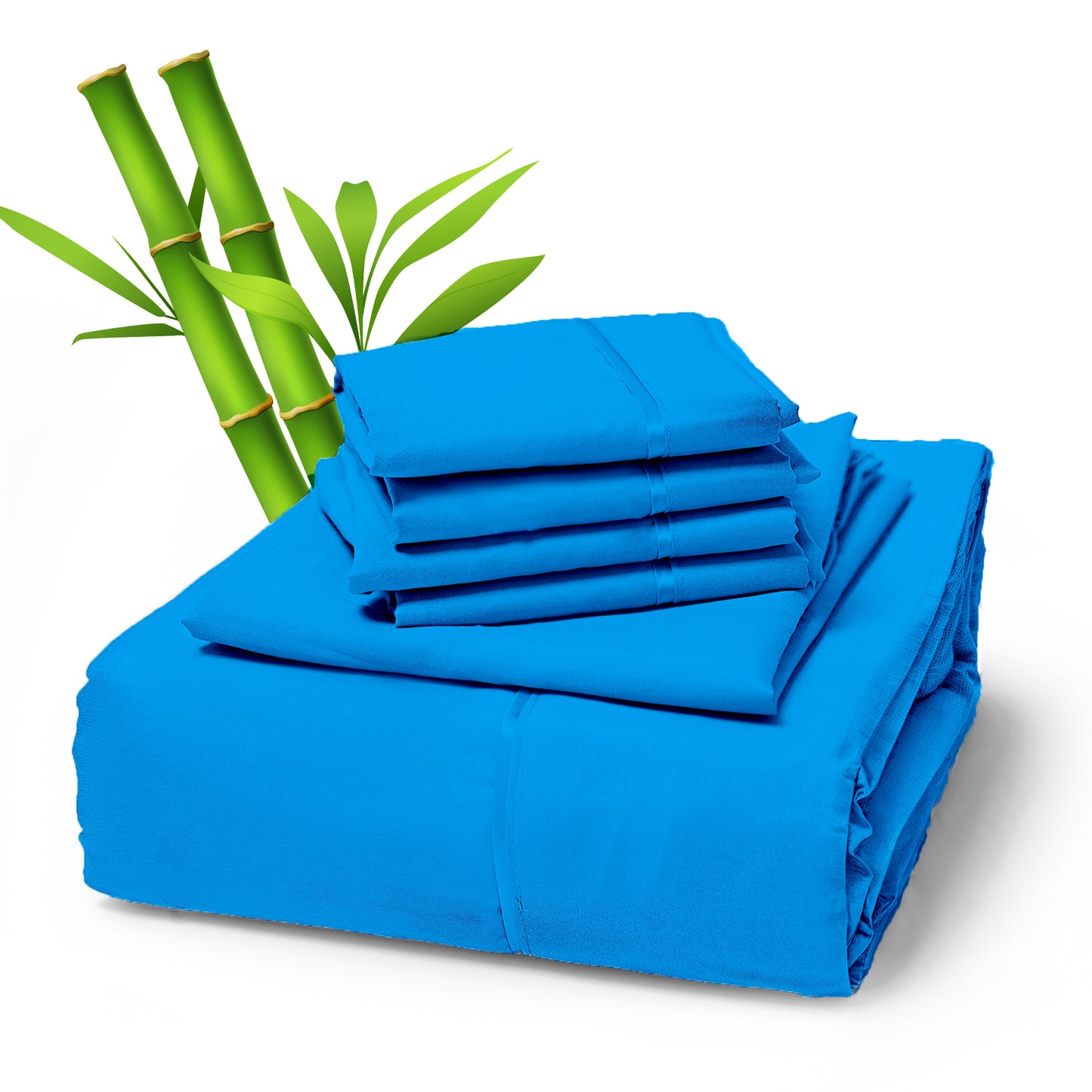 Sacred Thread 4 PC Bamboo Sheet Set (TWIN XL SIZE) - Bedding & Pillowcase Set w/ Deep Pockets - Silky Soft Hotel Bedding - Wrinkle Free & Fade Resistant - Cooling, Durable & Breathable