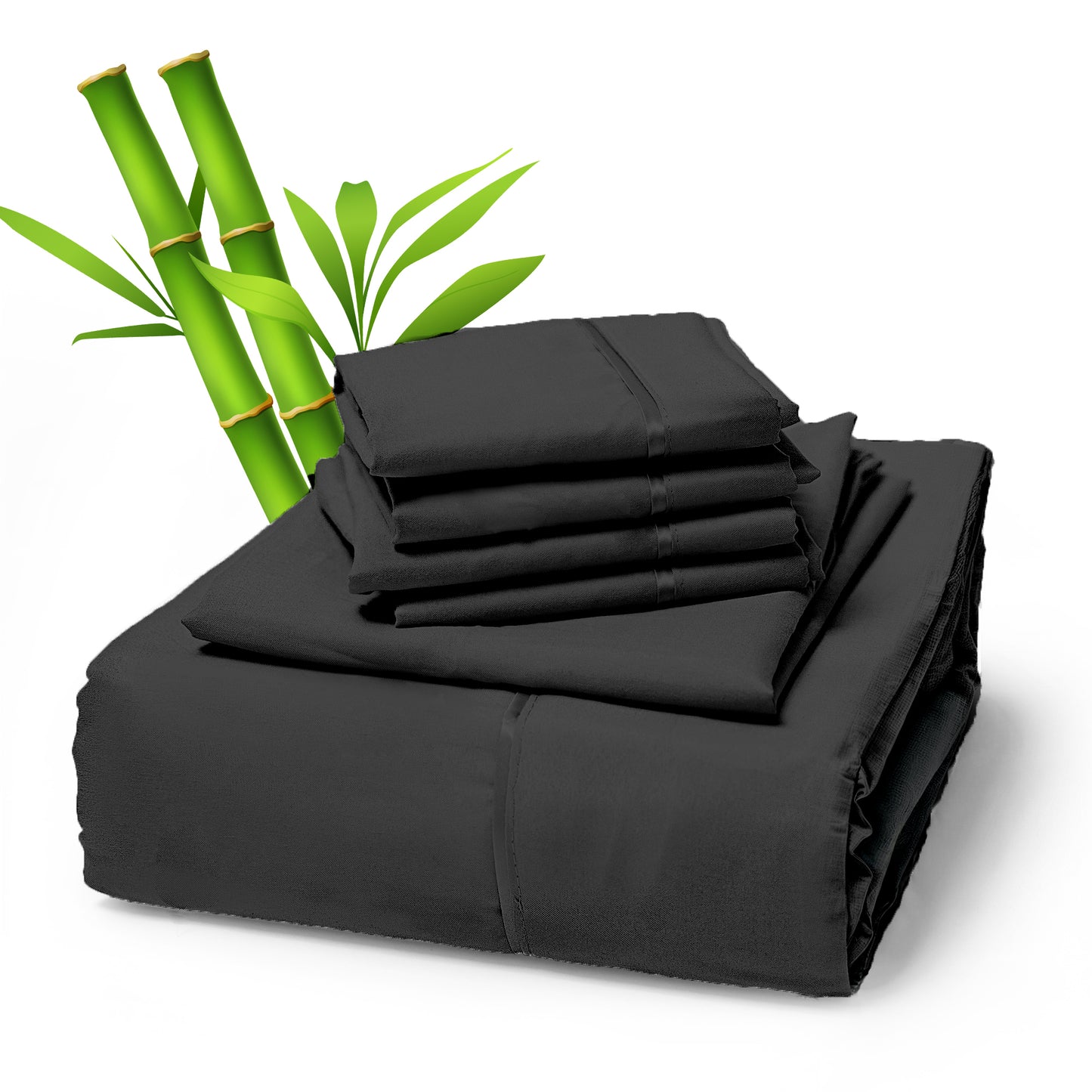 Sacred Thread 4 PC Bamboo Sheet Set (TWIN XL SIZE) - Bedding & Pillowcase Set w/ Deep Pockets - Silky Soft Hotel Bedding - Wrinkle Free & Fade Resistant - Cooling, Durable & Breathable
