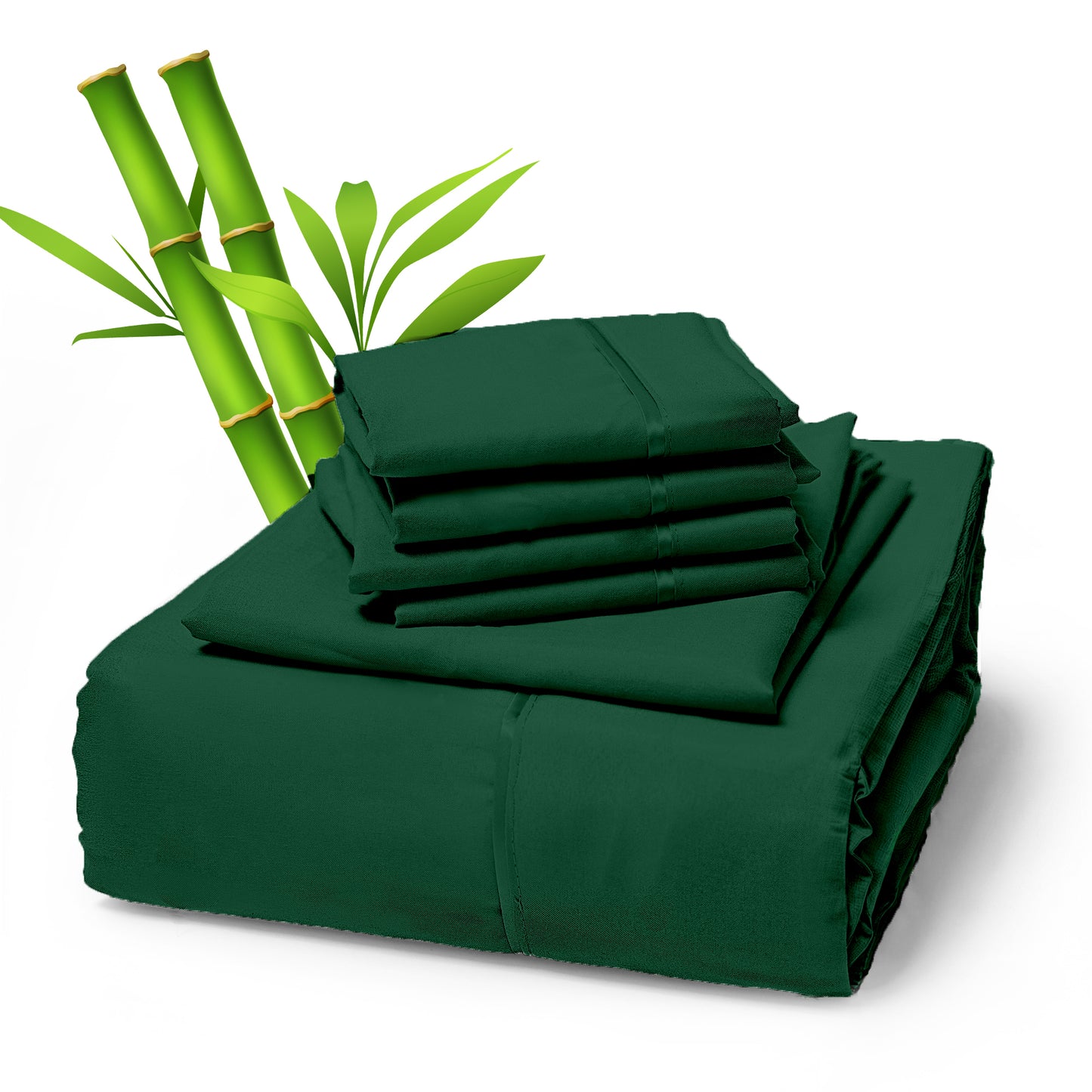 Sacred Thread 4 PC Bamboo Sheet Set (TWIN XL SIZE) - Bedding & Pillowcase Set w/ Deep Pockets - Silky Soft Hotel Bedding - Wrinkle Free & Fade Resistant - Cooling, Durable & Breathable