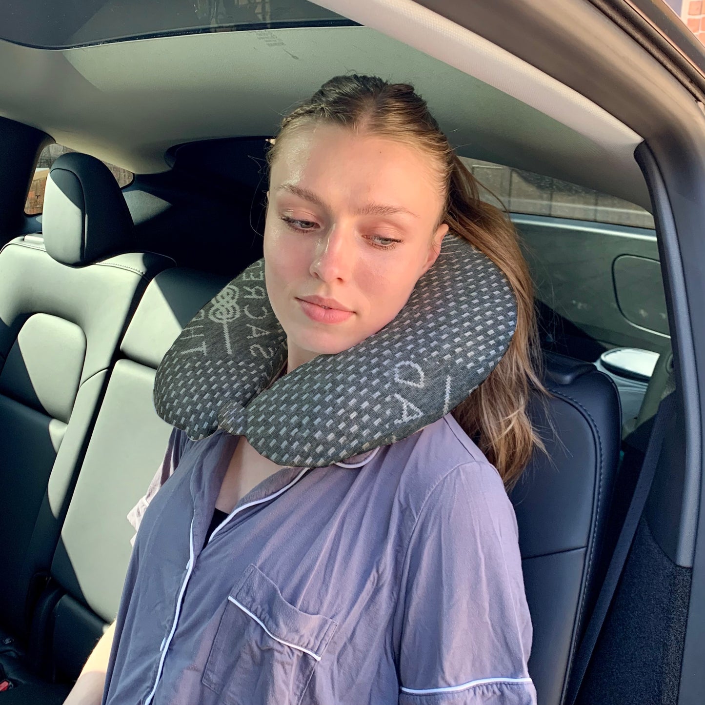 Copy of Sacred Thread Travel Pillow - Head and Neck Support Pillow for Traveling, Great for Airplanes, Cars, Buses, and Trains - U-Shaped Pillow - Long Lasting Foam and Cooling Rayon Made from Bamboo Cover