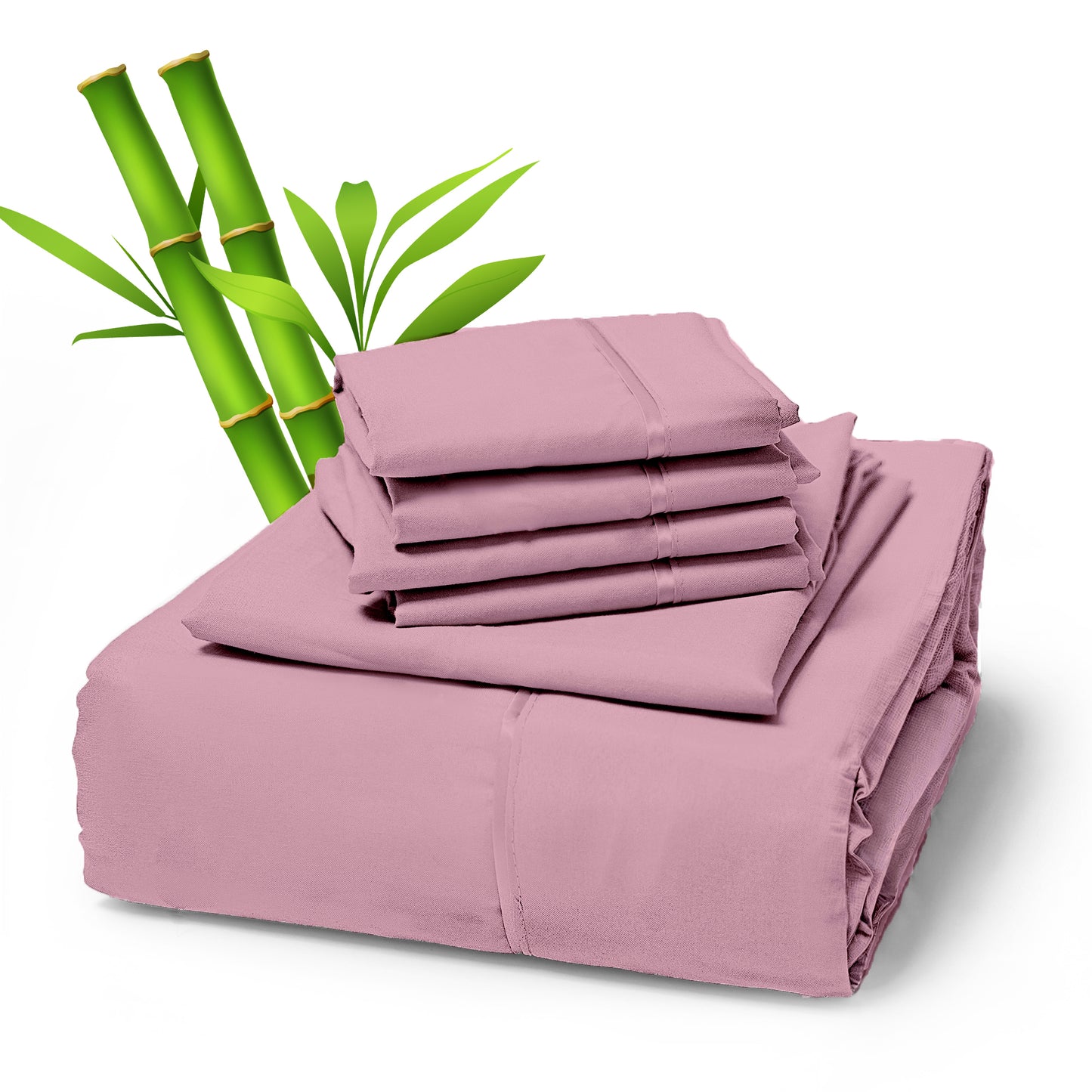 Sacred Thread 4 PC Bamboo Sheet Set (TWIN XL SIZE) - Bedding & Pillowcase Set w/ Deep Pockets - Silky Soft Hotel Bedding - Wrinkle Free & Fade Resistant - Cooling, Durable & Breathable