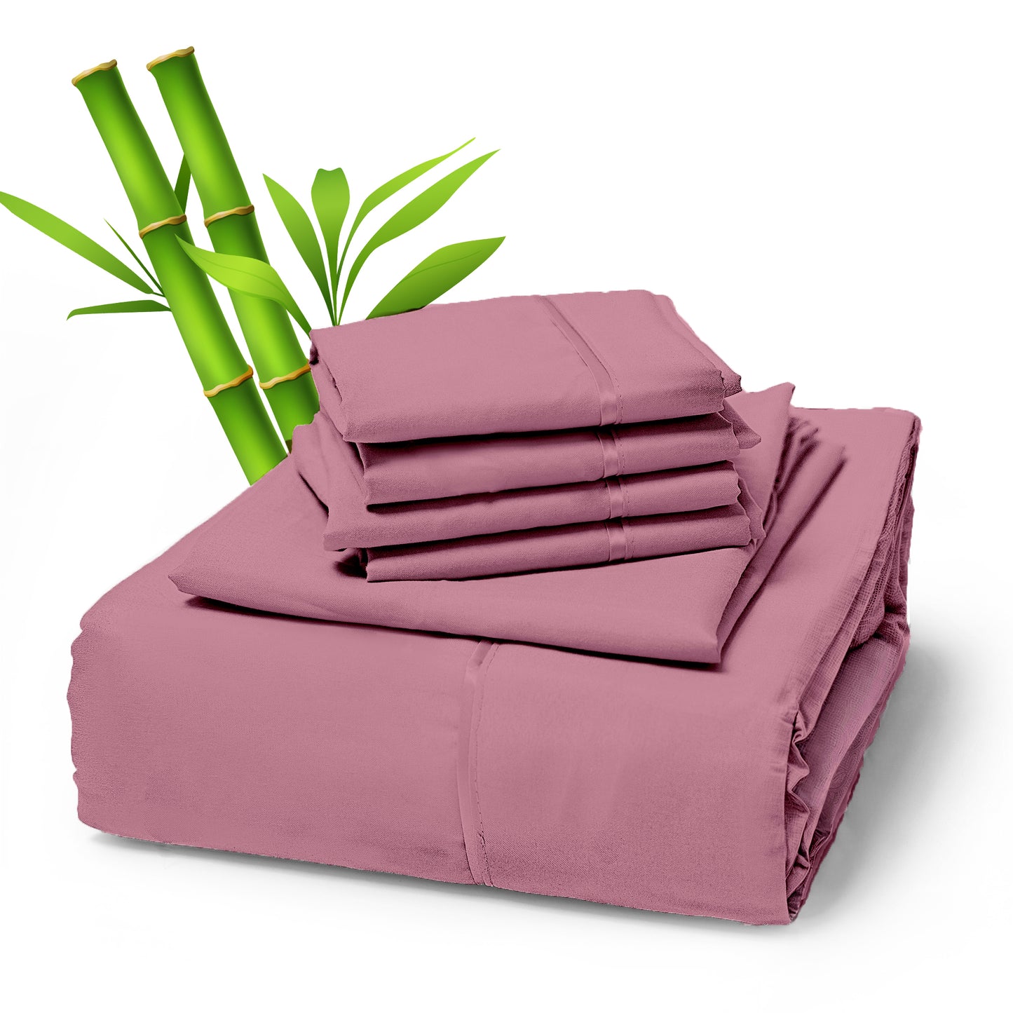 Sacred Thread 4 PC Bamboo Sheet Set (TWIN XL SIZE) - Bedding & Pillowcase Set w/ Deep Pockets - Silky Soft Hotel Bedding - Wrinkle Free & Fade Resistant - Cooling, Durable & Breathable
