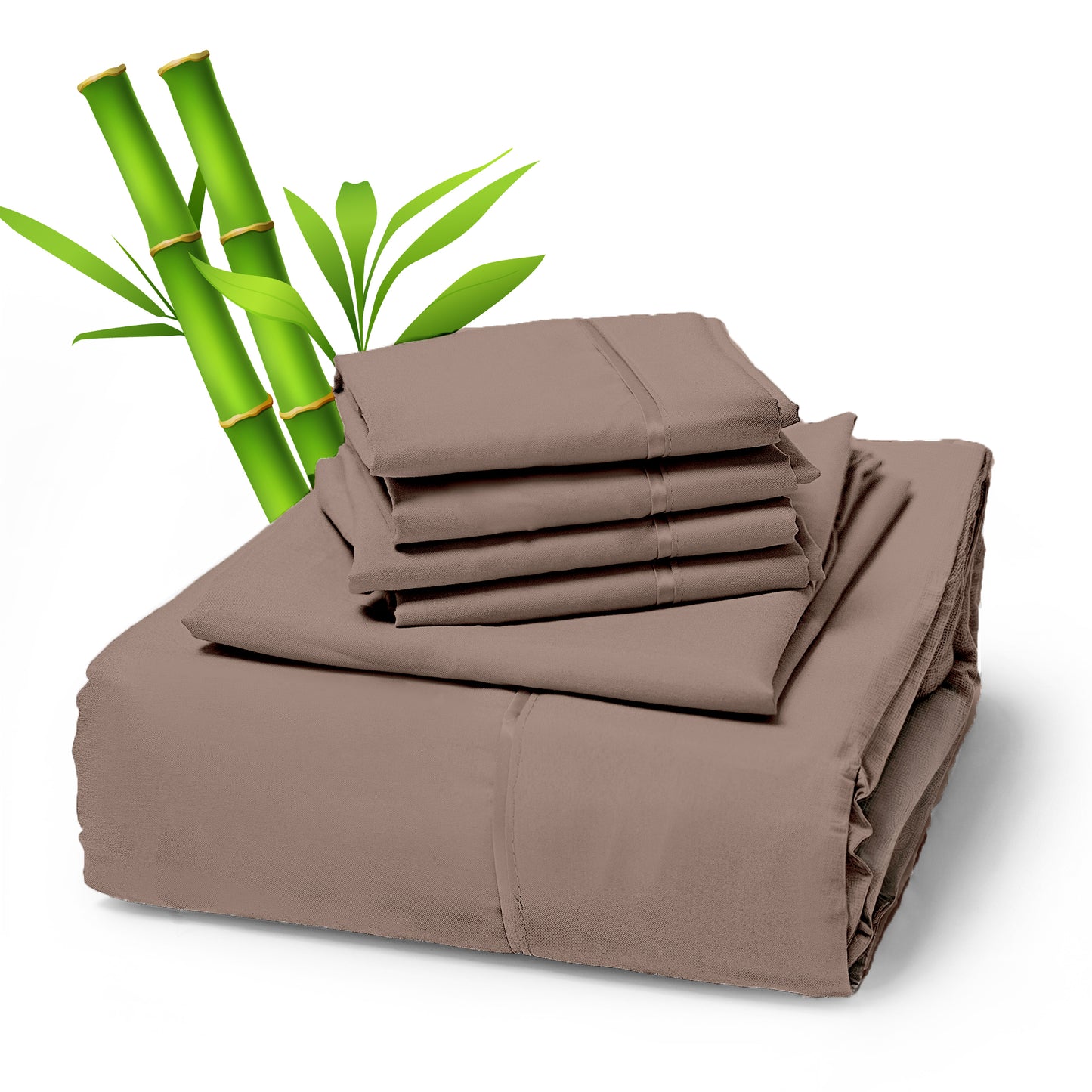 Sacred Thread 4 PC Bamboo Sheet Set (TWIN XL SIZE) - Bedding & Pillowcase Set w/ Deep Pockets - Silky Soft Hotel Bedding - Wrinkle Free & Fade Resistant - Cooling, Durable & Breathable