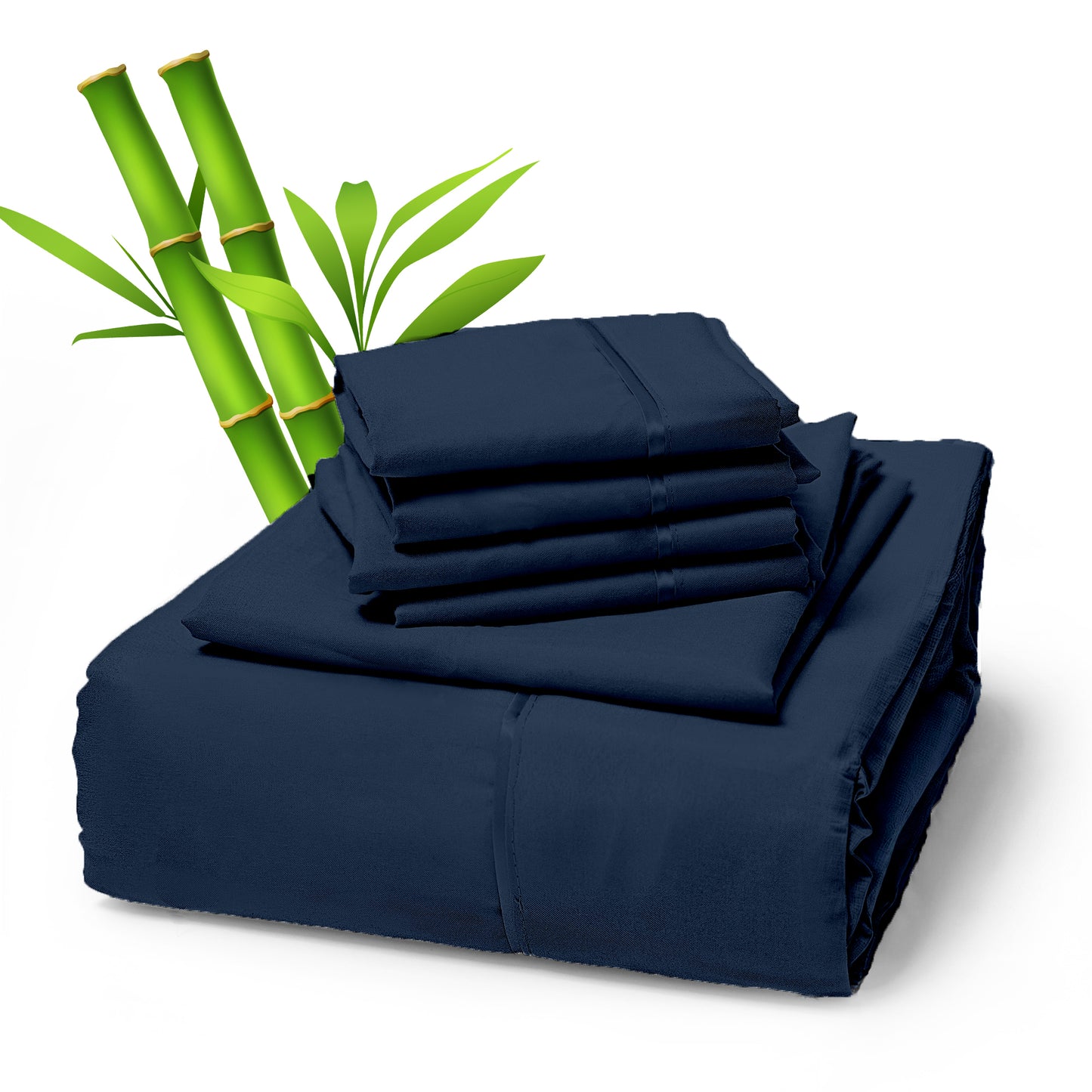 Sacred Thread 4 PC Bamboo Sheet Set (TWIN XL SIZE) - Bedding & Pillowcase Set w/ Deep Pockets - Silky Soft Hotel Bedding - Wrinkle Free & Fade Resistant - Cooling, Durable & Breathable