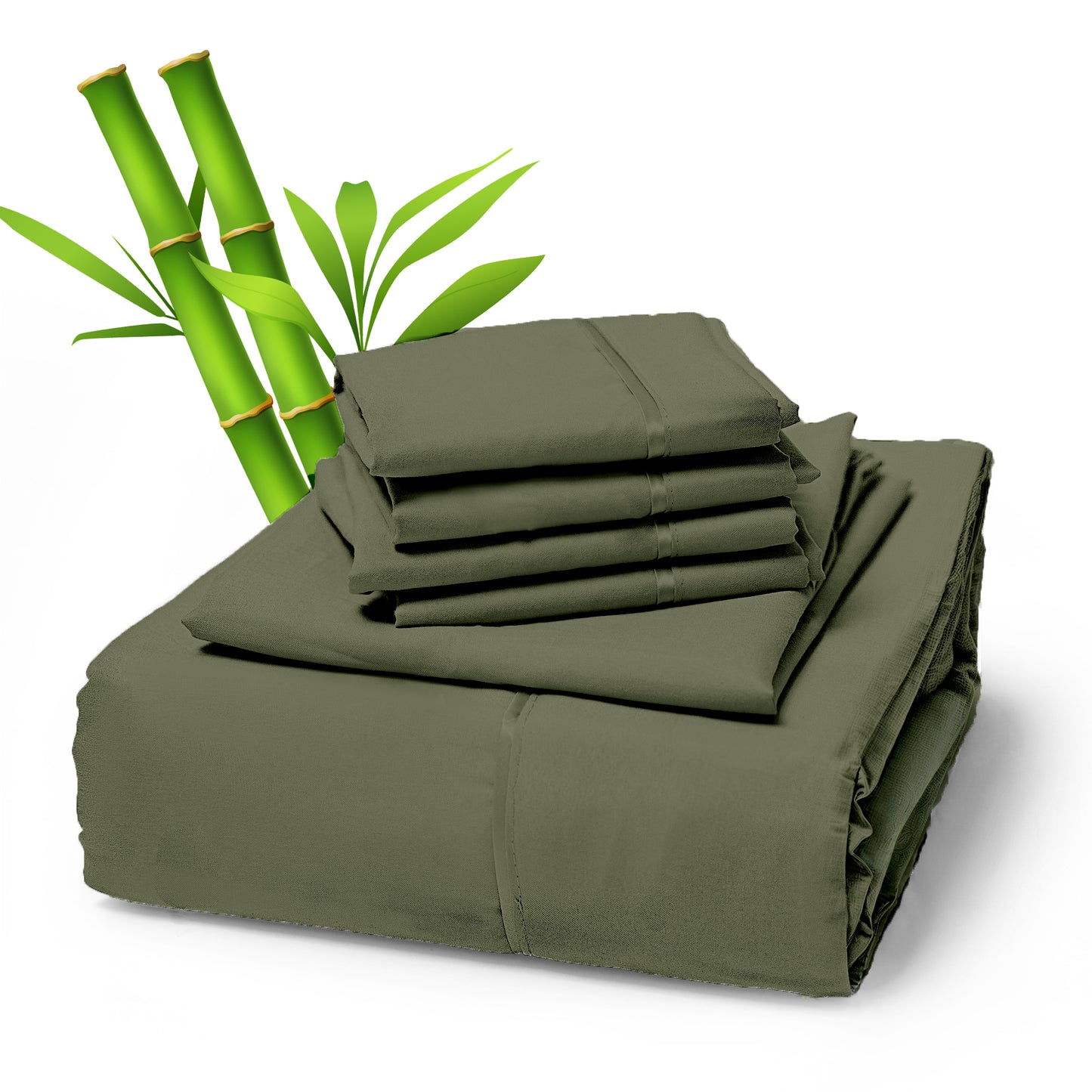 Sacred Thread 4 PC Bamboo Sheet Set (TWIN XL SIZE) - Bedding & Pillowcase Set w/ Deep Pockets - Silky Soft Hotel Bedding - Wrinkle Free & Fade Resistant - Cooling, Durable & Breathable