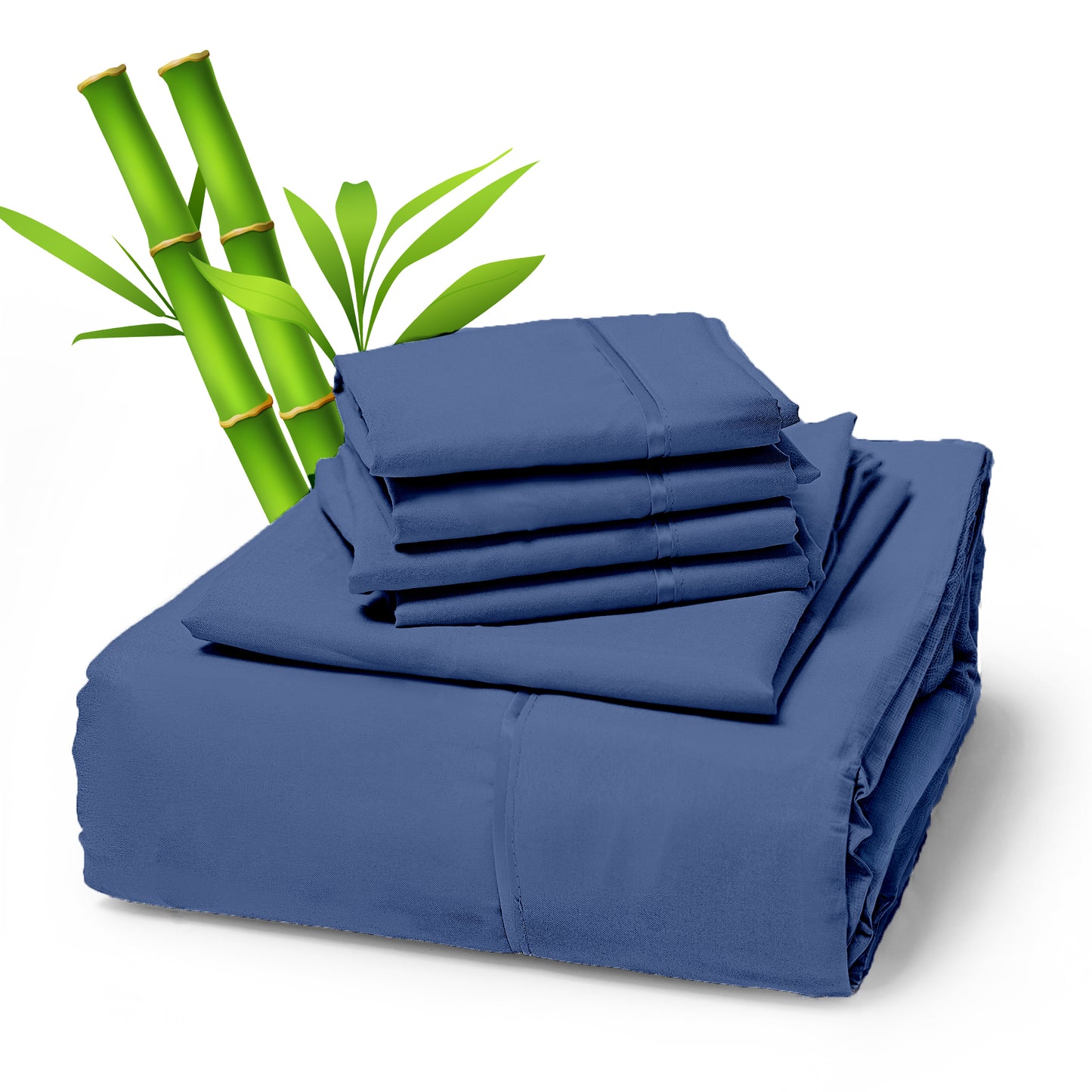 Sacred Thread 4 PC Bamboo Sheet Set (TWIN XL SIZE) - Bedding & Pillowcase Set w/ Deep Pockets - Silky Soft Hotel Bedding - Wrinkle Free & Fade Resistant - Cooling, Durable & Breathable
