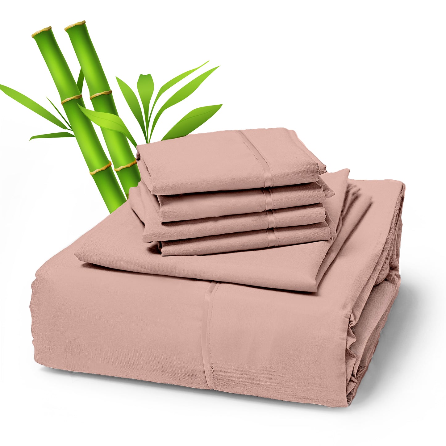 Sacred Thread 4 PC Bamboo Sheet Set (TWIN XL SIZE) - Bedding & Pillowcase Set w/ Deep Pockets - Silky Soft Hotel Bedding - Wrinkle Free & Fade Resistant - Cooling, Durable & Breathable