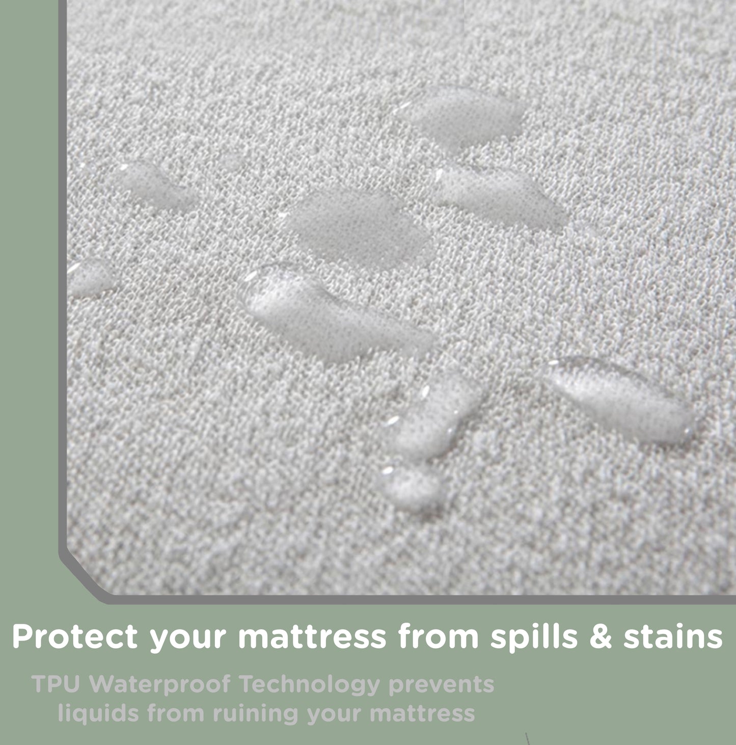 Sacred Thread Waterproof Mattress Protector - Fitted Elastic with Deep Pockets for Any Size Mattress
