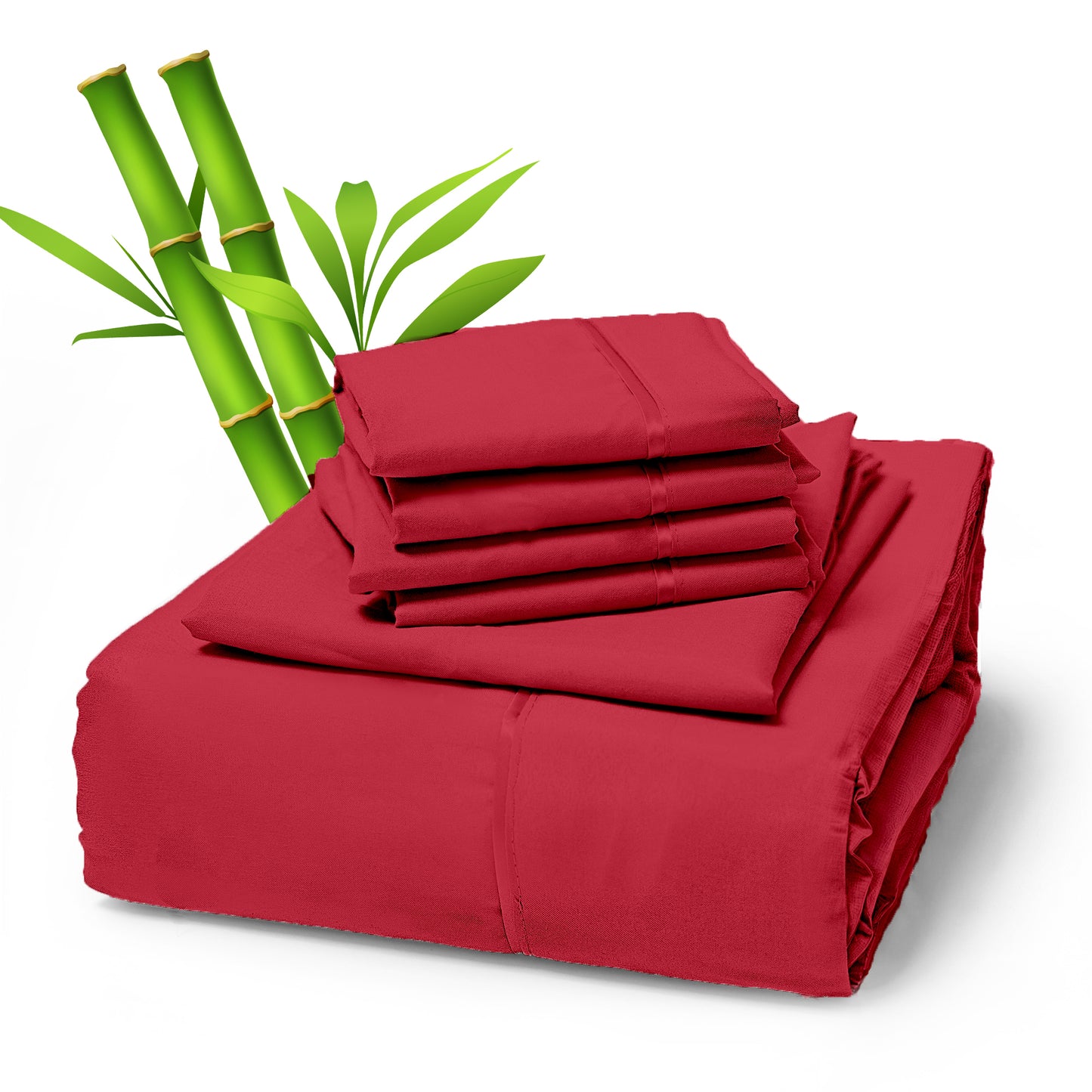 Sacred Thread 4 PC Bamboo Sheet Set (TWIN XL SIZE) - Bedding & Pillowcase Set w/ Deep Pockets - Silky Soft Hotel Bedding - Wrinkle Free & Fade Resistant - Cooling, Durable & Breathable