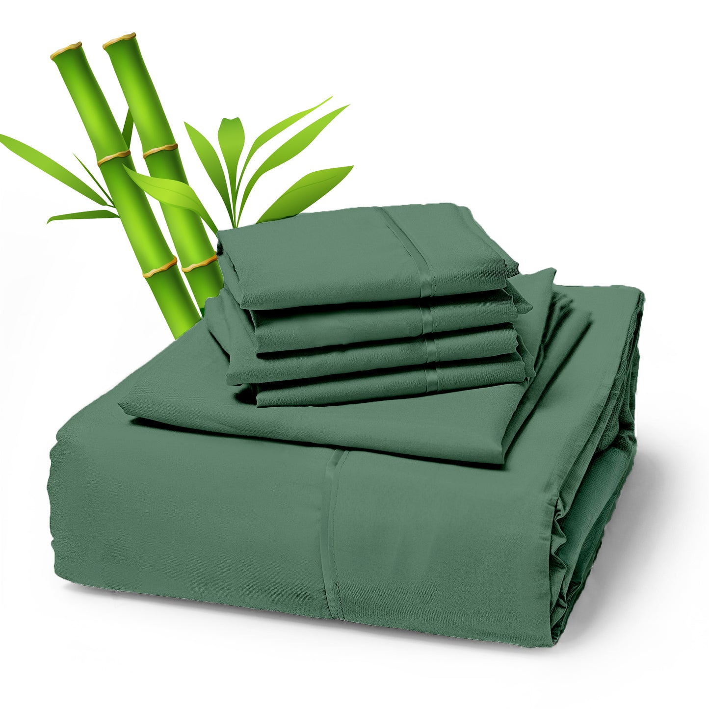 Sacred Thread 4 PC Bamboo Sheet Set (TWIN XL SIZE) - Bedding & Pillowcase Set w/ Deep Pockets - Silky Soft Hotel Bedding - Wrinkle Free & Fade Resistant - Cooling, Durable & Breathable