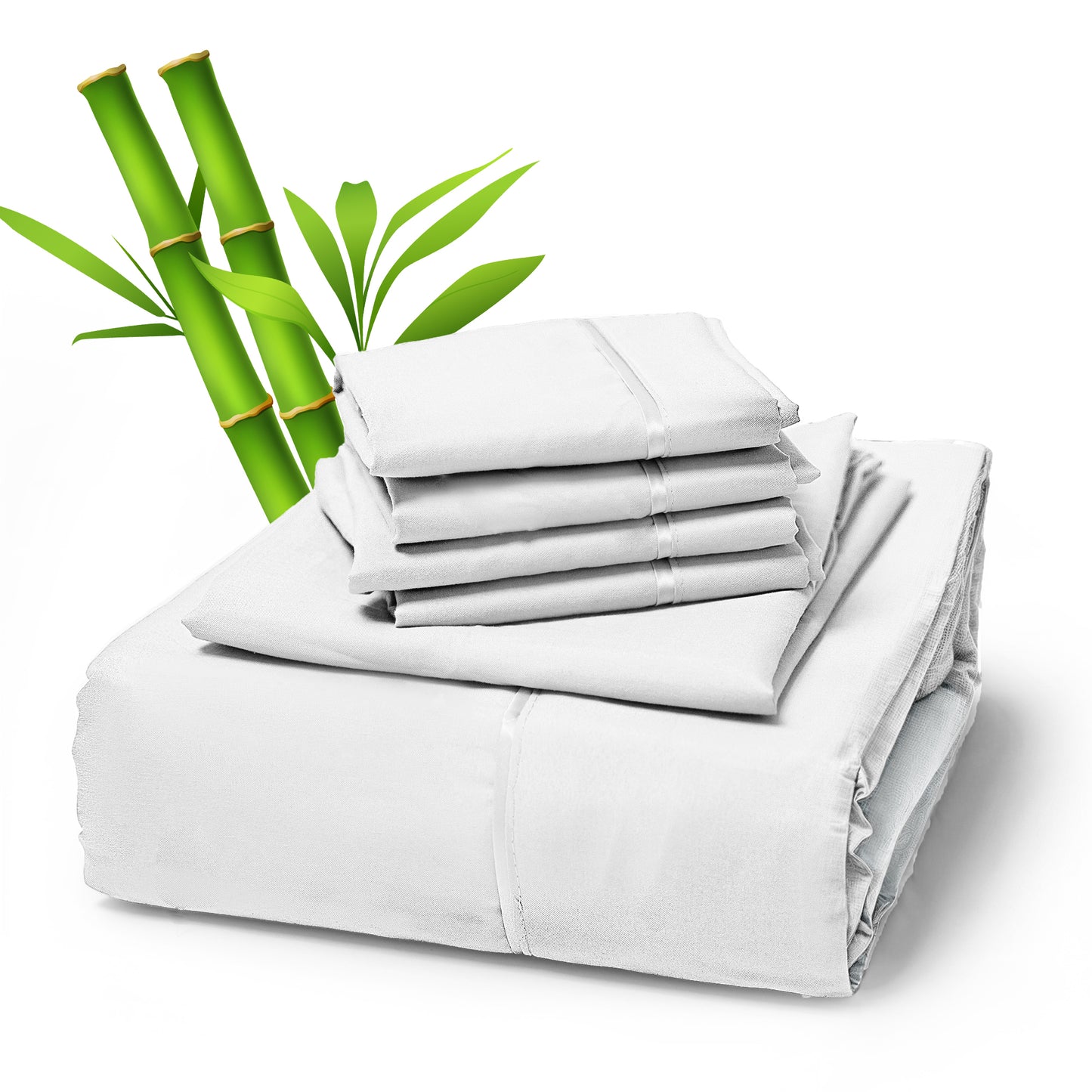 Sacred Thread 4 PC Bamboo Sheet Set (TWIN XL SIZE) - Bedding & Pillowcase Set w/ Deep Pockets - Silky Soft Hotel Bedding - Wrinkle Free & Fade Resistant - Cooling, Durable & Breathable