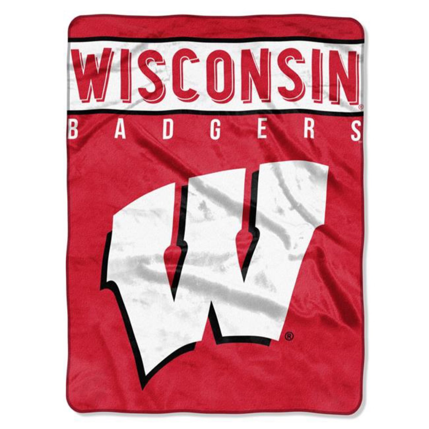 Plush 60X80 inch Blanket - Extremely Soft - Machine Washable - WISCONSIN