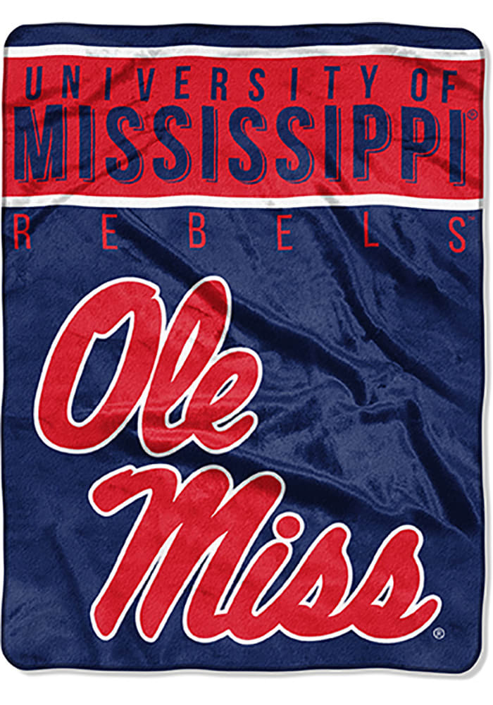 Plush 60X80 inch Blanket - Extremely Soft - Machine Washable - OLE MISS