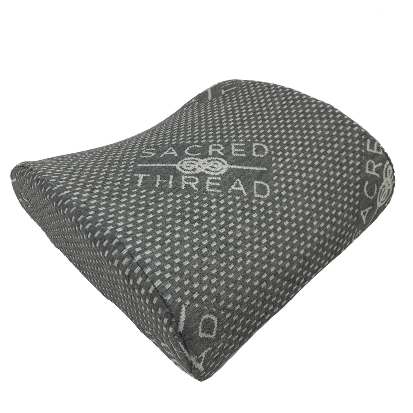 Sacred Thread Seat Cushion and Lumbar Support Pillow, Premium Memory Foam for Maximum Support, Improve Posture, Back Support for Tailbone Pain