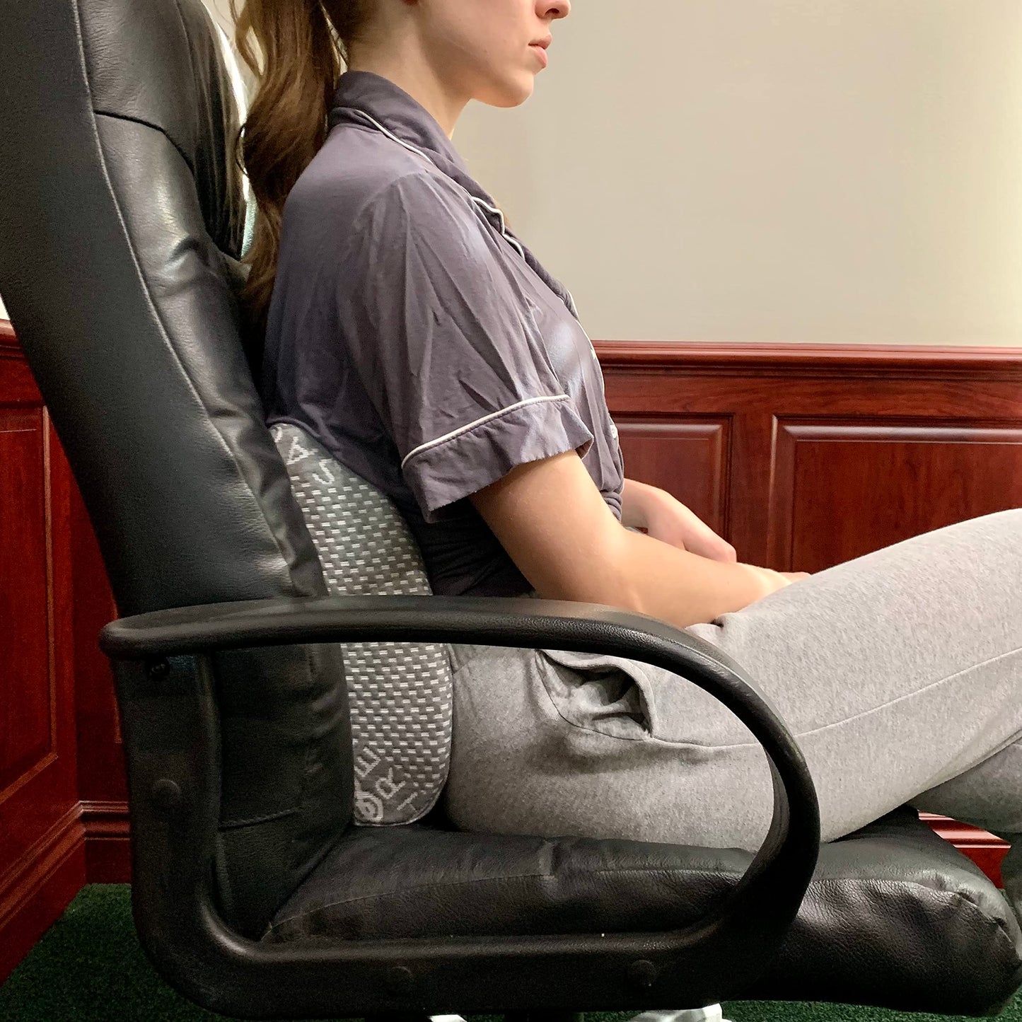 Sacred Thread Seat Cushion and Lumbar Support Pillow, Premium Memory Foam for Maximum Support, Improve Posture, Back Support for Tailbone Pain