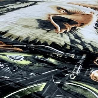 Sacred Thread Sherpa Fleece Blanket, Super Fuzzy, Soft and Cozy Queen Blanket, Plush Throw Blanket for Sofa, Couch and Bed, Reversible Winter Blanket, 25+ Designs Available