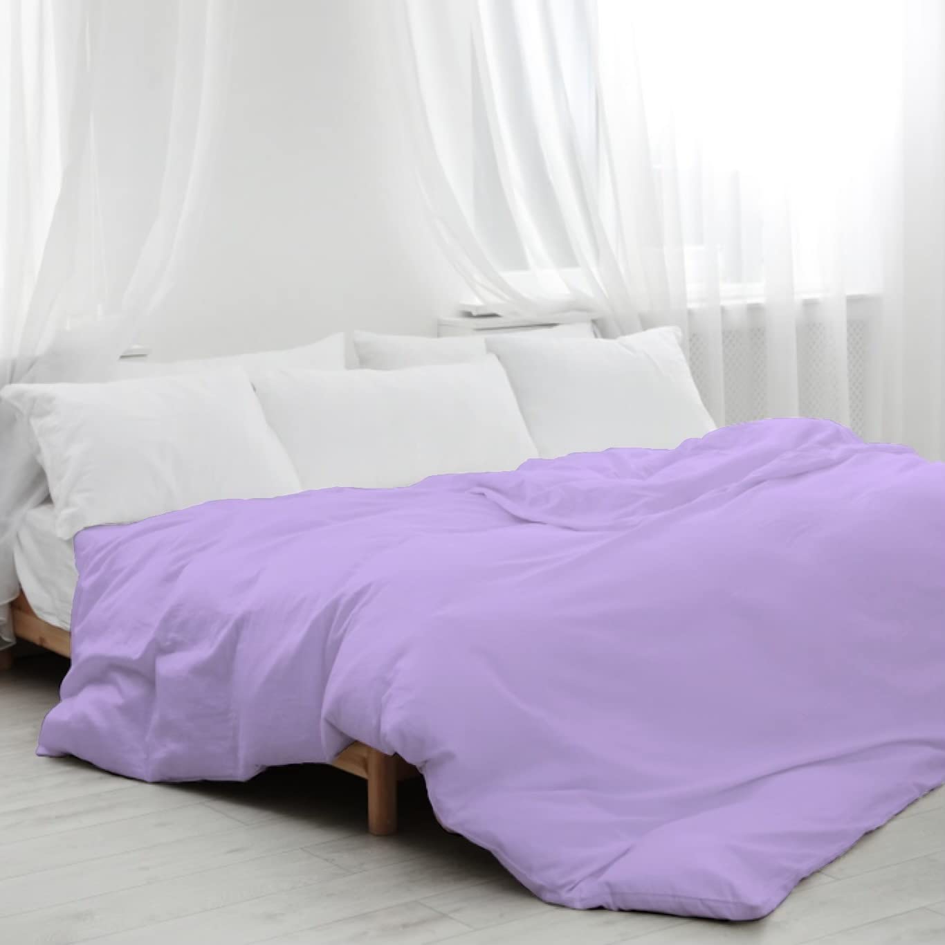 Sacred Thread Bamboo Duvet Cover - 1 Piece Set - Luxuriously Soft and Elegant