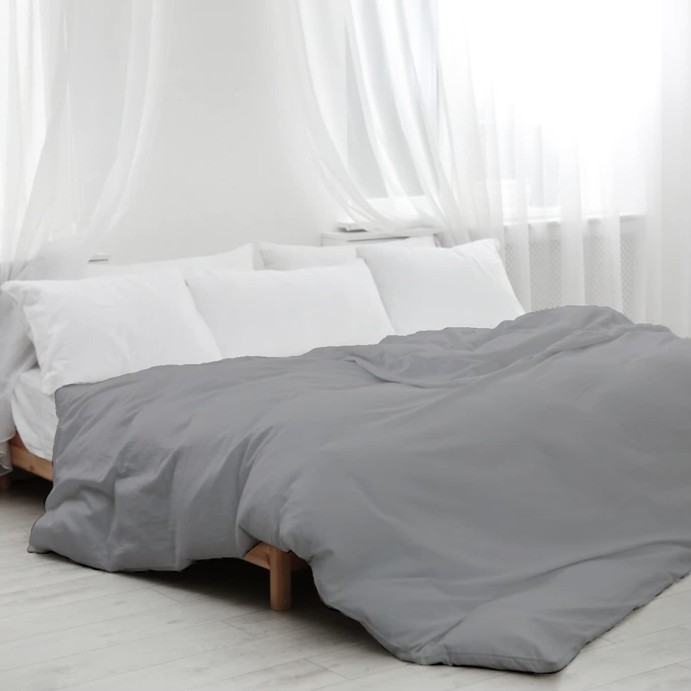 Sacred Thread Bamboo Duvet Cover - 1 Piece Set - Luxuriously Soft and Elegant