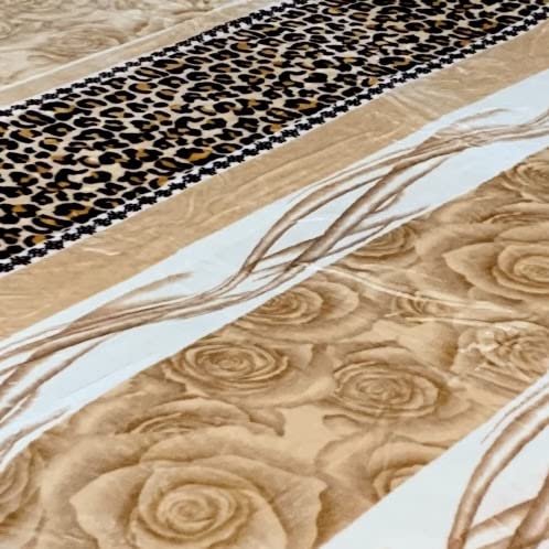 Sacred Thread Sherpa Fleece Blanket, Super Fuzzy, Soft and Cozy Queen Blanket, Plush Throw Blanket for Sofa, Couch and Bed, Reversible Winter Blanket, 25+ Designs Available