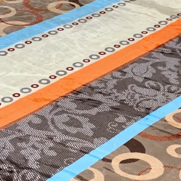 Sacred Thread Sherpa Fleece Blanket, Super Fuzzy, Soft and Cozy Queen Blanket, Plush Throw Blanket for Sofa, Couch and Bed, Reversible Winter Blanket, 25+ Designs Available