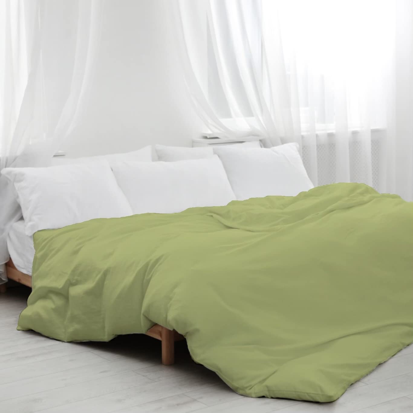 Sacred Thread Bamboo Duvet Cover - 1 Piece Set - Luxuriously Soft and Elegant