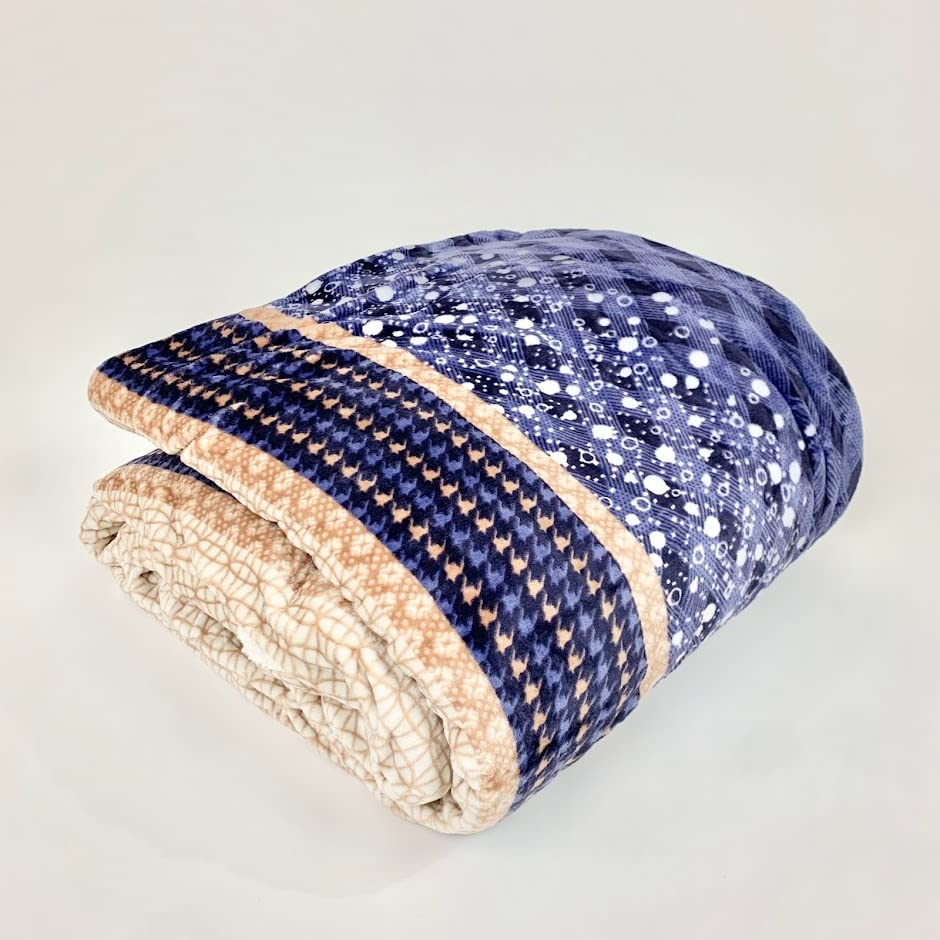 Sacred Thread Sherpa Fleece Blanket, Super Fuzzy, Soft and Cozy Queen Blanket, Plush Throw Blanket for Sofa, Couch and Bed, Reversible Winter Blanket, 25+ Designs Available