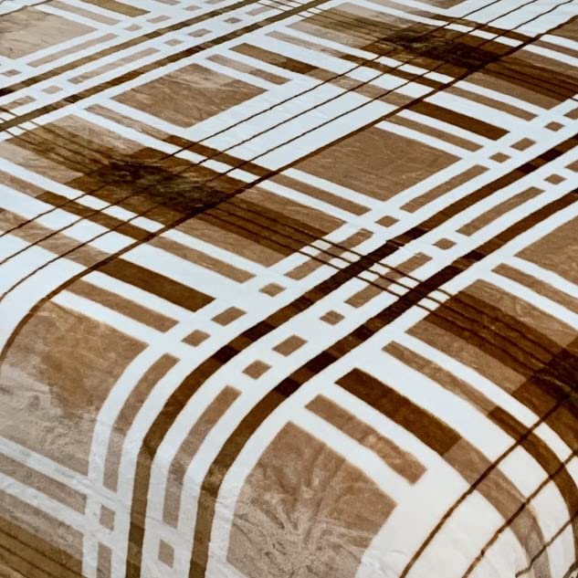 Sacred Thread Sherpa Fleece Blanket, Super Fuzzy, Soft and Cozy Queen Blanket, Plush Throw Blanket for Sofa, Couch and Bed, Reversible Winter Blanket, 25+ Designs Available