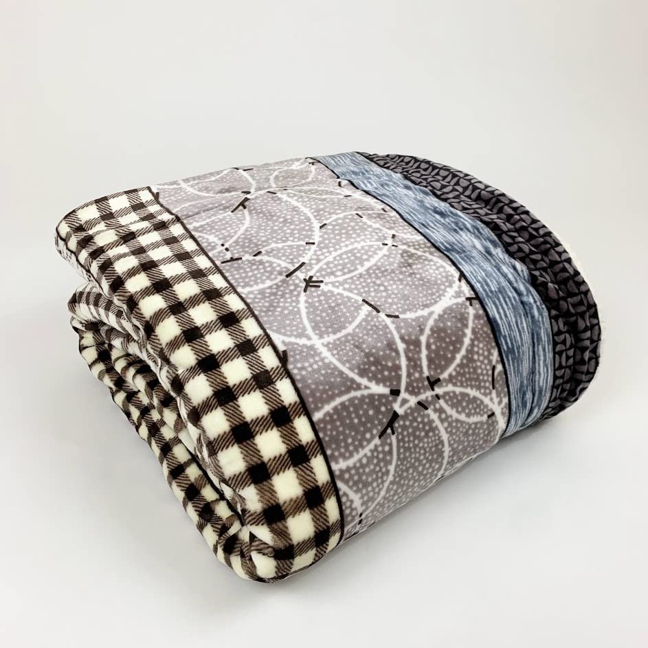 Sacred Thread Sherpa Fleece Blanket, Super Fuzzy, Soft and Cozy Queen Blanket, Plush Throw Blanket for Sofa, Couch and Bed, Reversible Winter Blanket, 25+ Designs Available