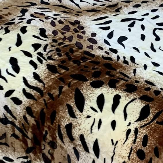 Sacred Thread Sherpa Fleece Blanket, Super Fuzzy, Soft and Cozy Queen Blanket, Plush Throw Blanket for Sofa, Couch and Bed, Reversible Winter Blanket, 25+ Designs Available