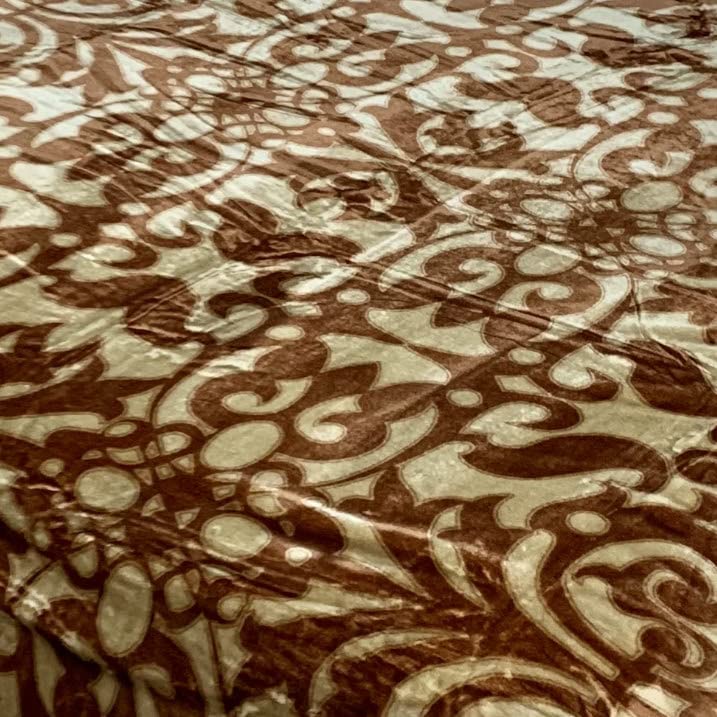 Sacred Thread Sherpa Fleece Blanket, Super Fuzzy, Soft and Cozy Queen Blanket, Plush Throw Blanket for Sofa, Couch and Bed, Reversible Winter Blanket, 25+ Designs Available