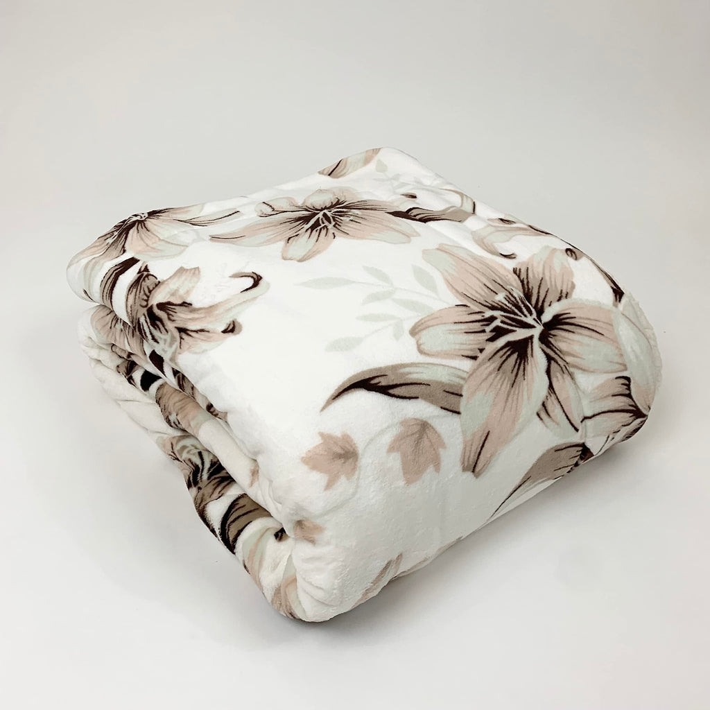 Sacred Thread Sherpa Fleece Blanket, Super Fuzzy, Soft and Cozy Queen Blanket, Plush Throw Blanket for Sofa, Couch and Bed, Reversible Winter Blanket, 25+ Designs Available