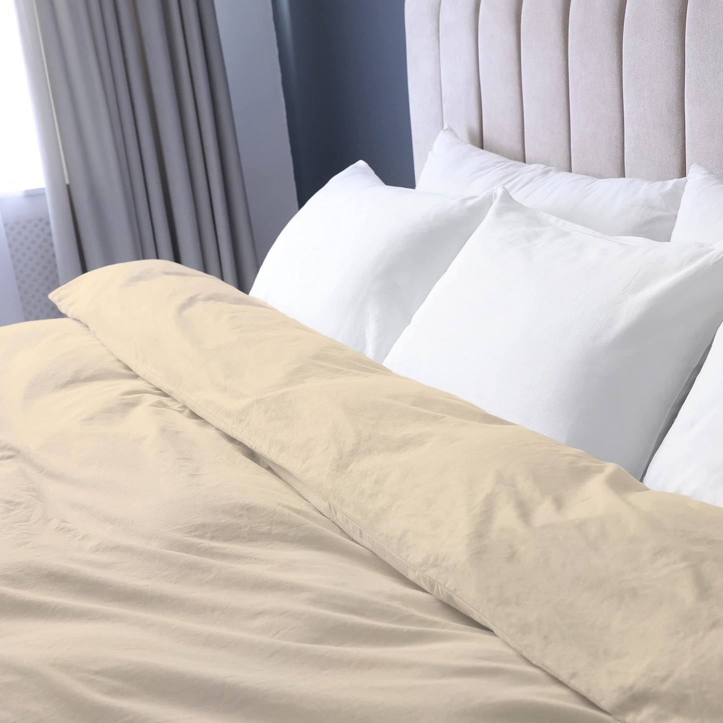 Sacred Thread Bamboo Duvet Cover - 1 Piece Set - Luxuriously Soft and Elegant