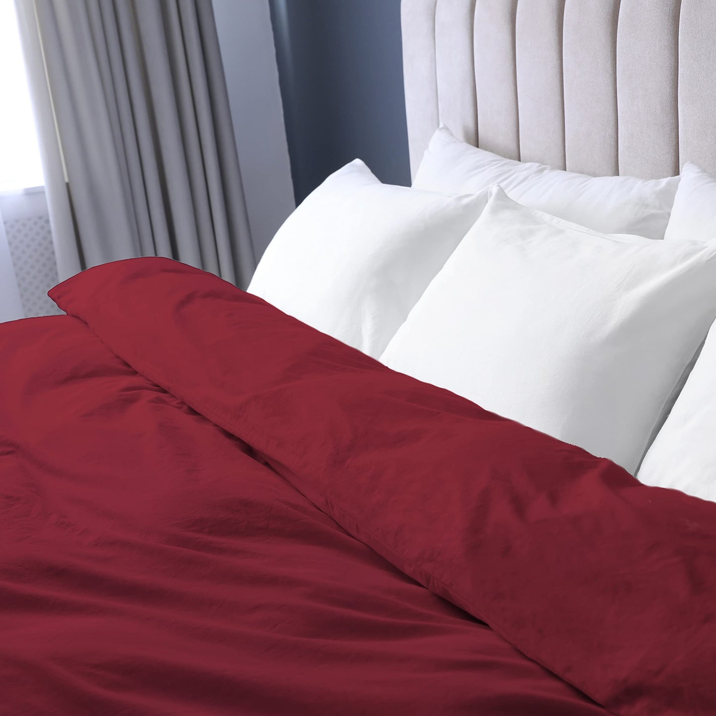 Sacred Thread Bamboo Duvet Cover - 1 Piece Set - Luxuriously Soft and Elegant