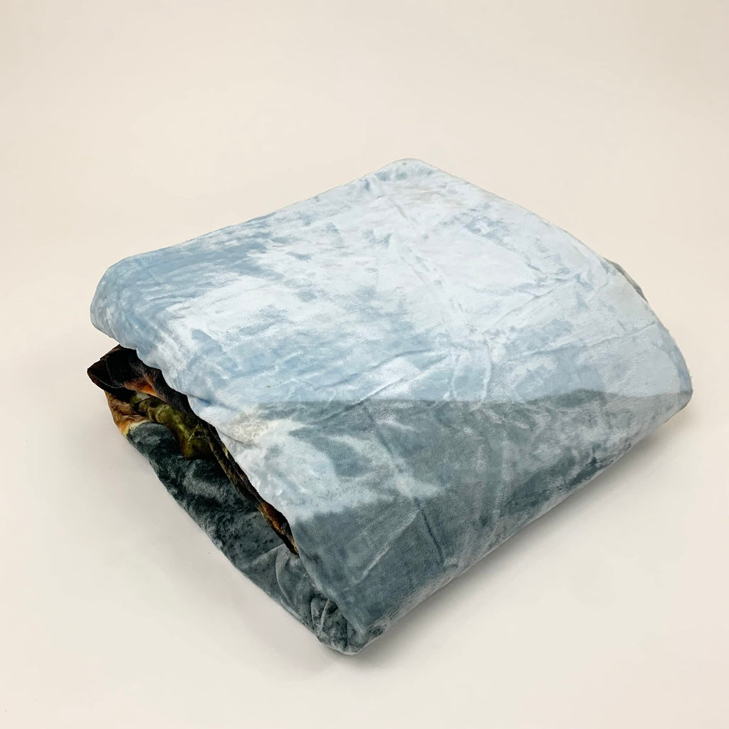 Sacred Thread Sherpa Fleece Blanket, Super Fuzzy, Soft and Cozy Queen Blanket, Plush Throw Blanket for Sofa, Couch and Bed, Reversible Winter Blanket, 25+ Designs Available