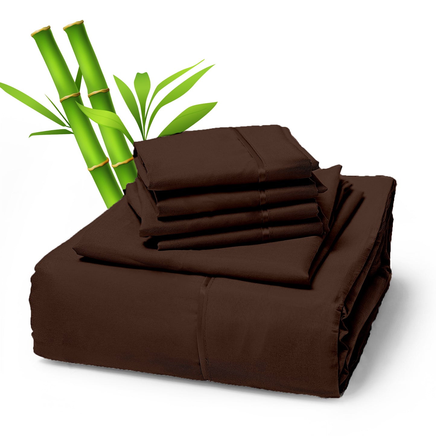 Sacred Thread 4 PC Bamboo Sheet Set (TWIN XL SIZE) - Bedding & Pillowcase Set w/ Deep Pockets - Silky Soft Hotel Bedding - Wrinkle Free & Fade Resistant - Cooling, Durable & Breathable